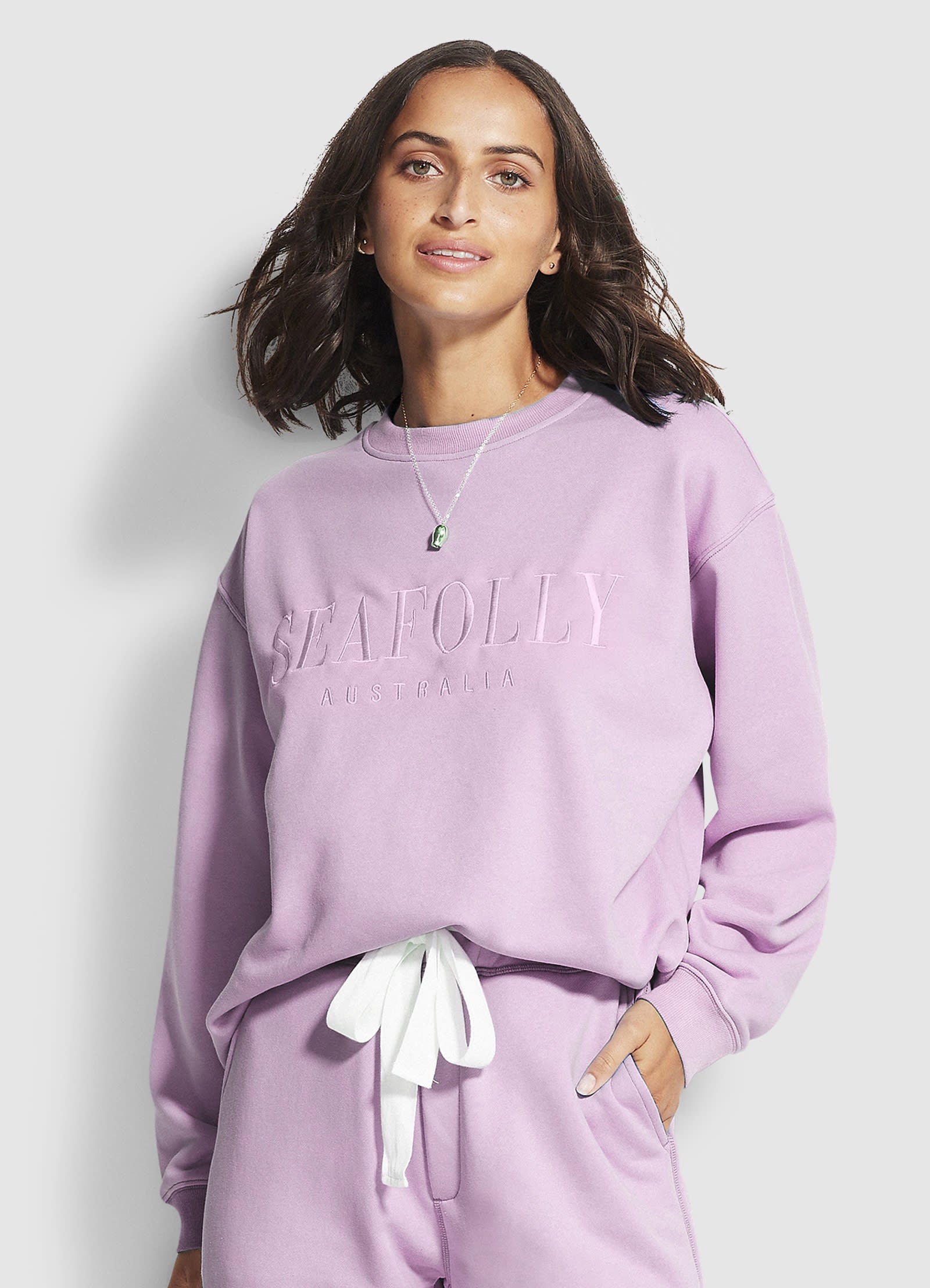 Originals Crew Sweat - Lilac - Lilac view 4