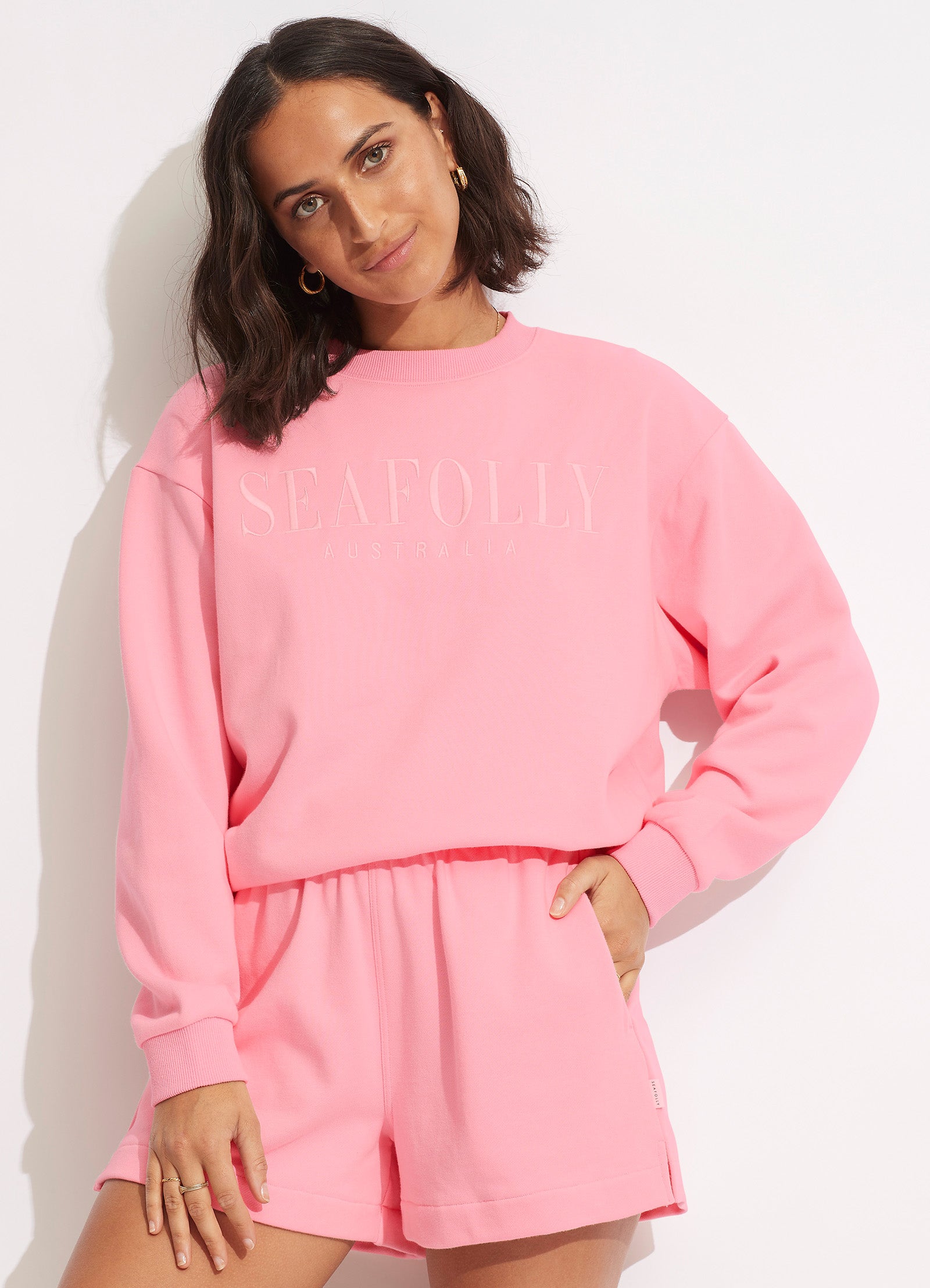 Originals Crew Sweat - Pink - Pink view 3