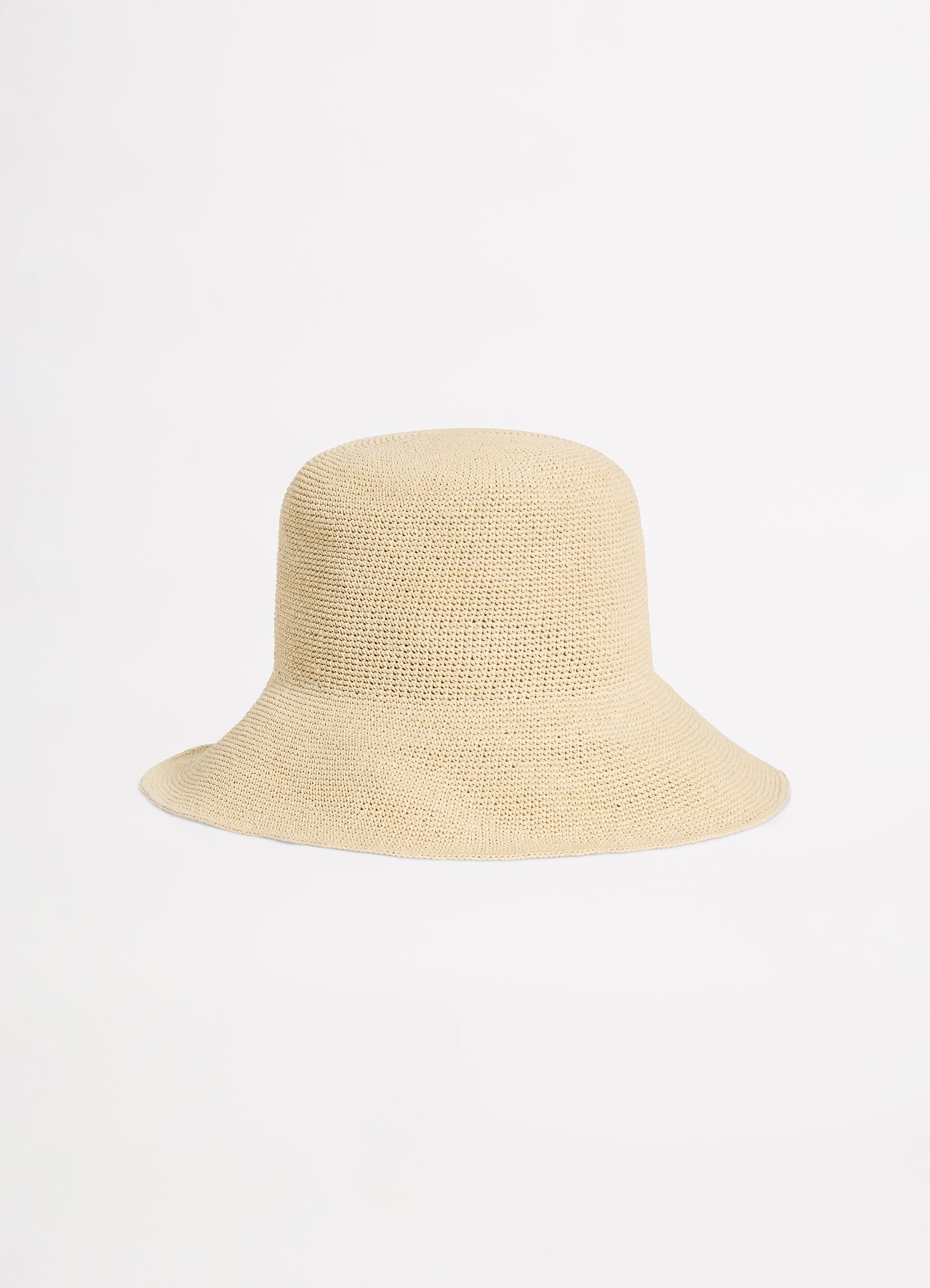 Packable Raffia Bucket Hat - Natural - Natural view 4