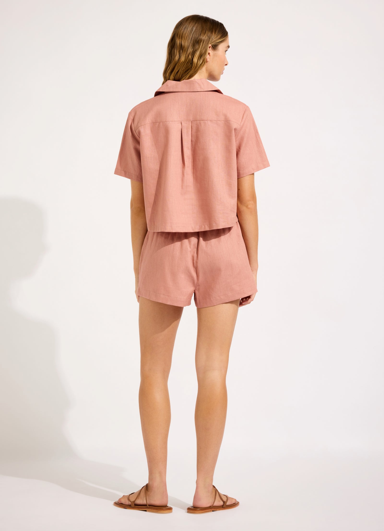 Palermo Cropped Short - Mocha view 4