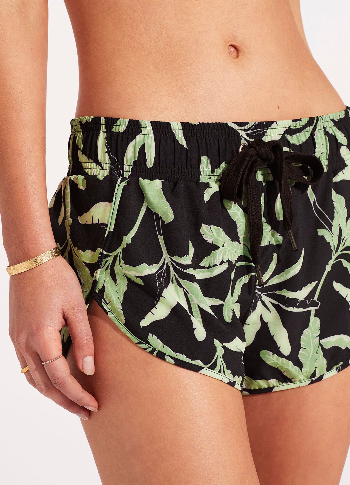 Palm Paradise Boardshort - Black - Black view 5