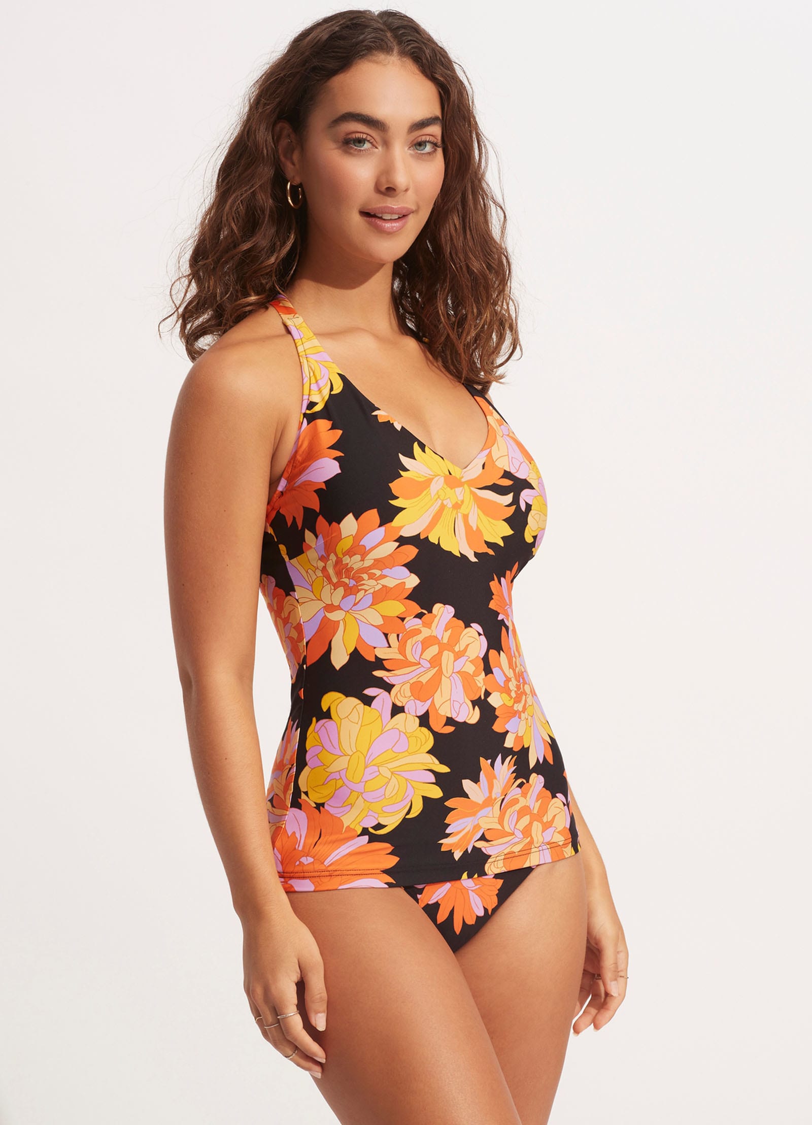 Palm Springs DD Singlet - Black - Black view 3
