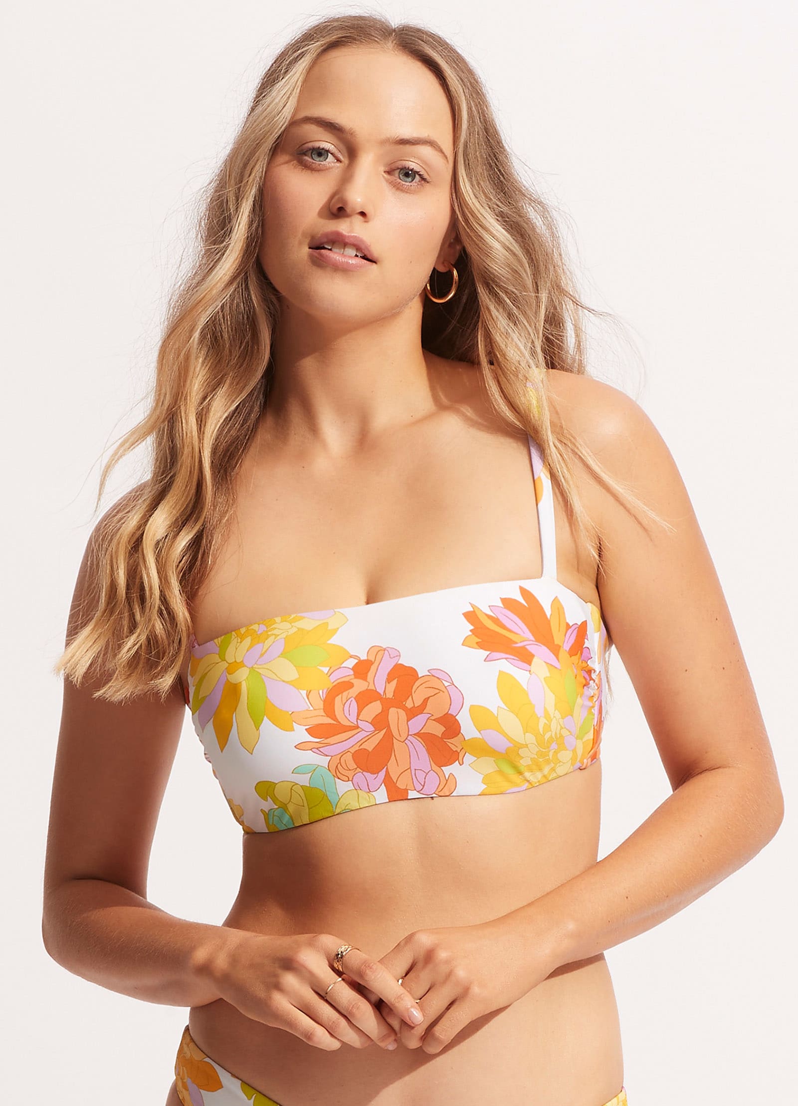Palm Springs DD Tank Bra - Lime Light - Limelight view 2