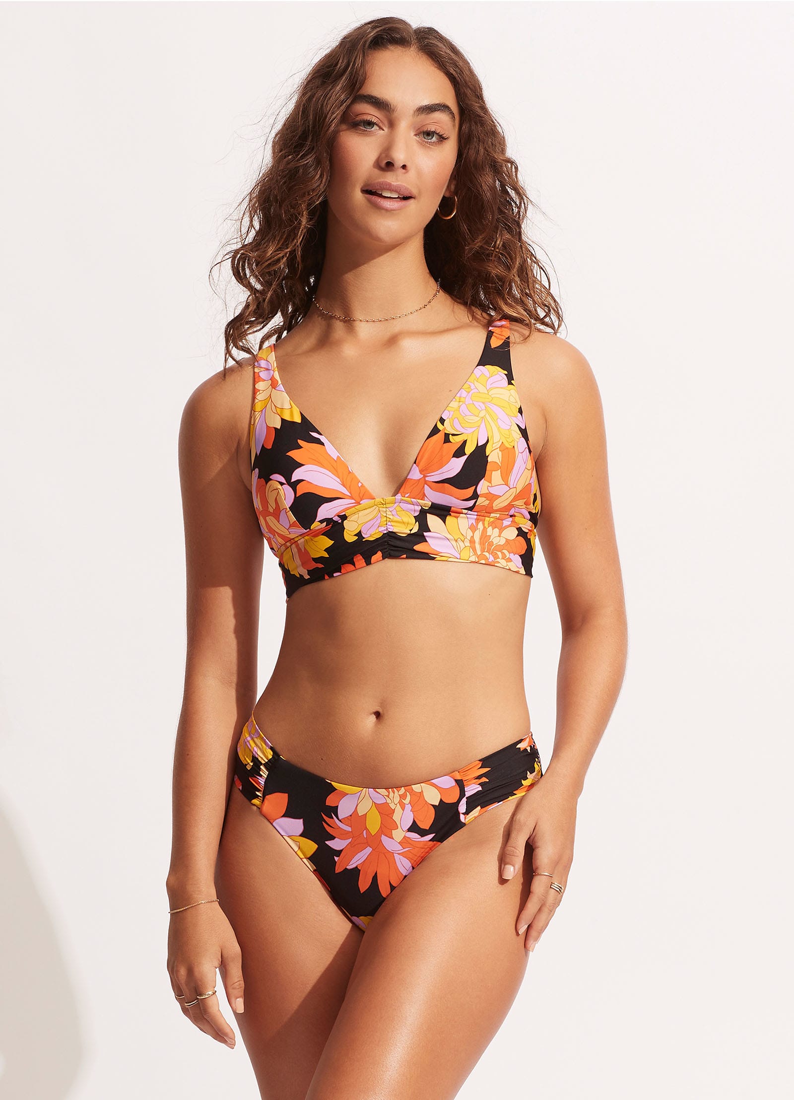Palm Springs Longline Tri - Black - Black view 2