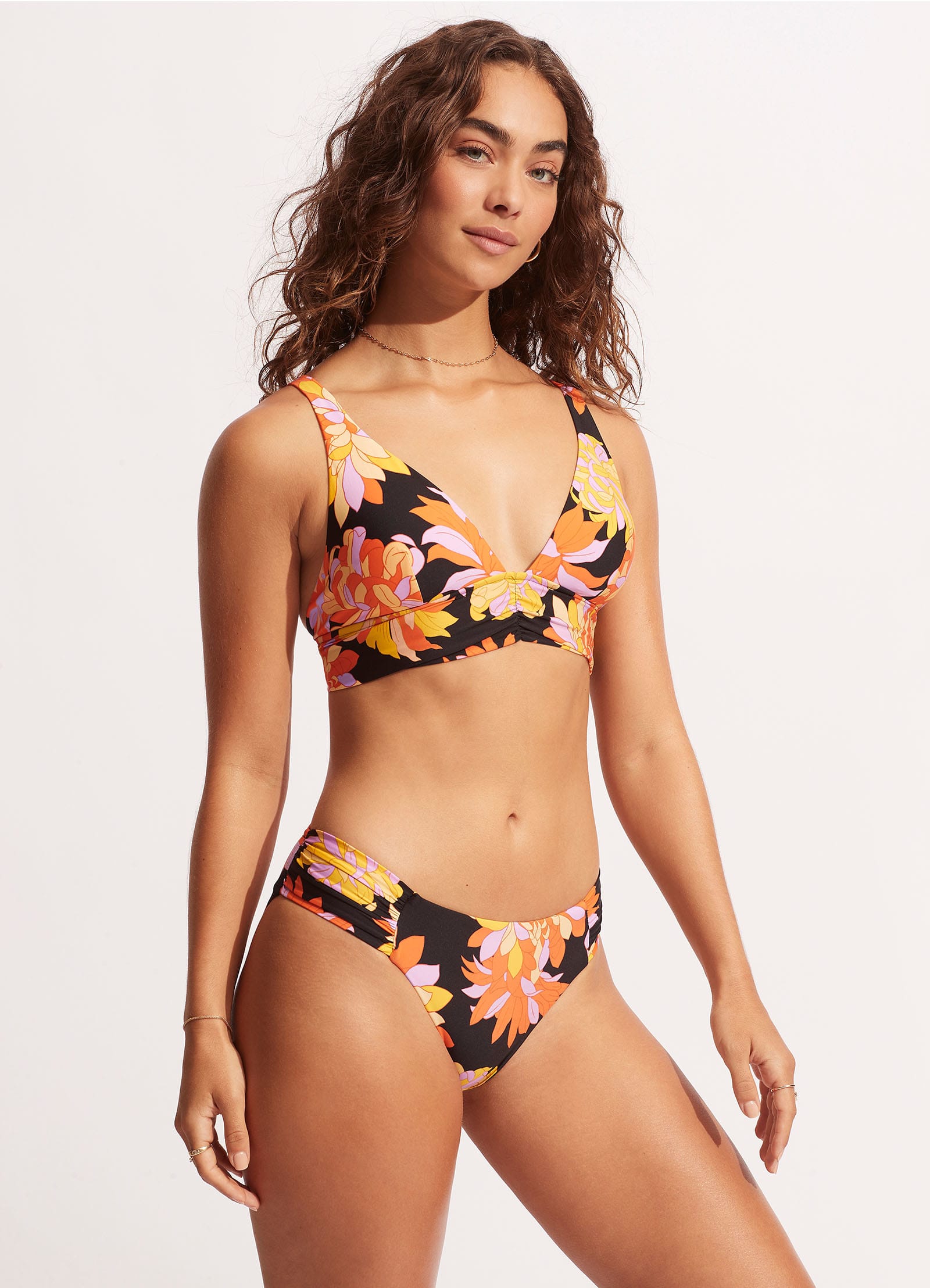 Palm Springs Longline Tri - Black - Black view 4