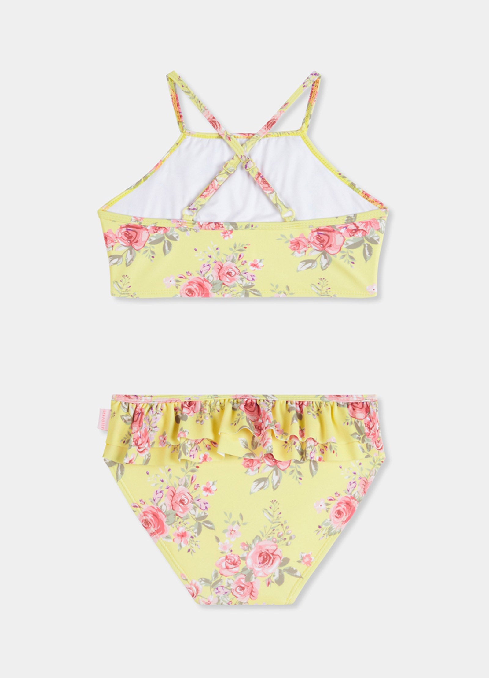 Paradise Garden Girls Multi Ruffle Bikini - Floral - Floral view 3