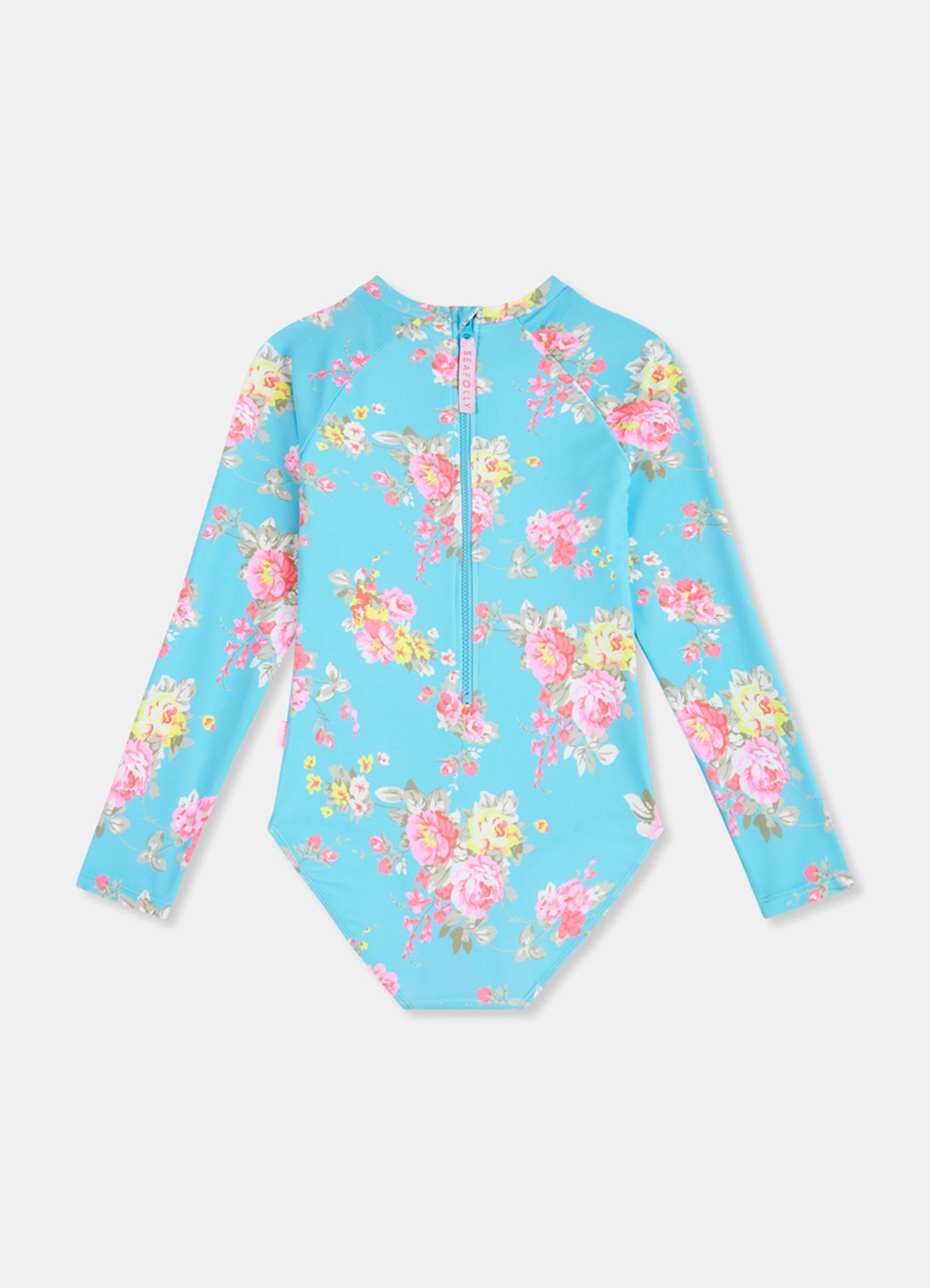 Paradise Garden Girls Zip Back Paddlesuit - Paradise - Paradise view 2