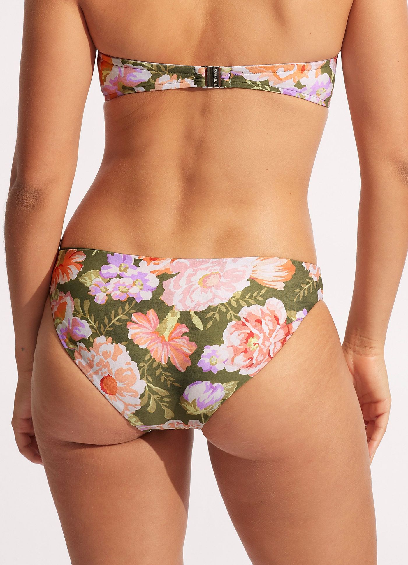 Paradise Garden Reversible Hipster Bikini Bottom - Avocado - Avocado view 9