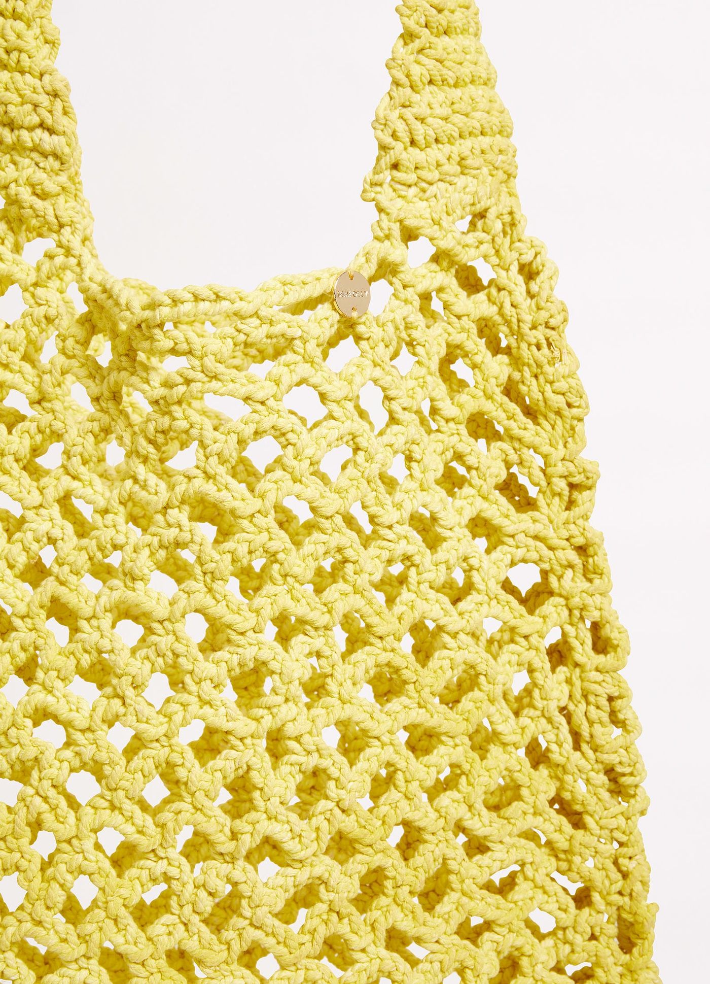 Plaited Rope Tote - Celery - Celery view 4
