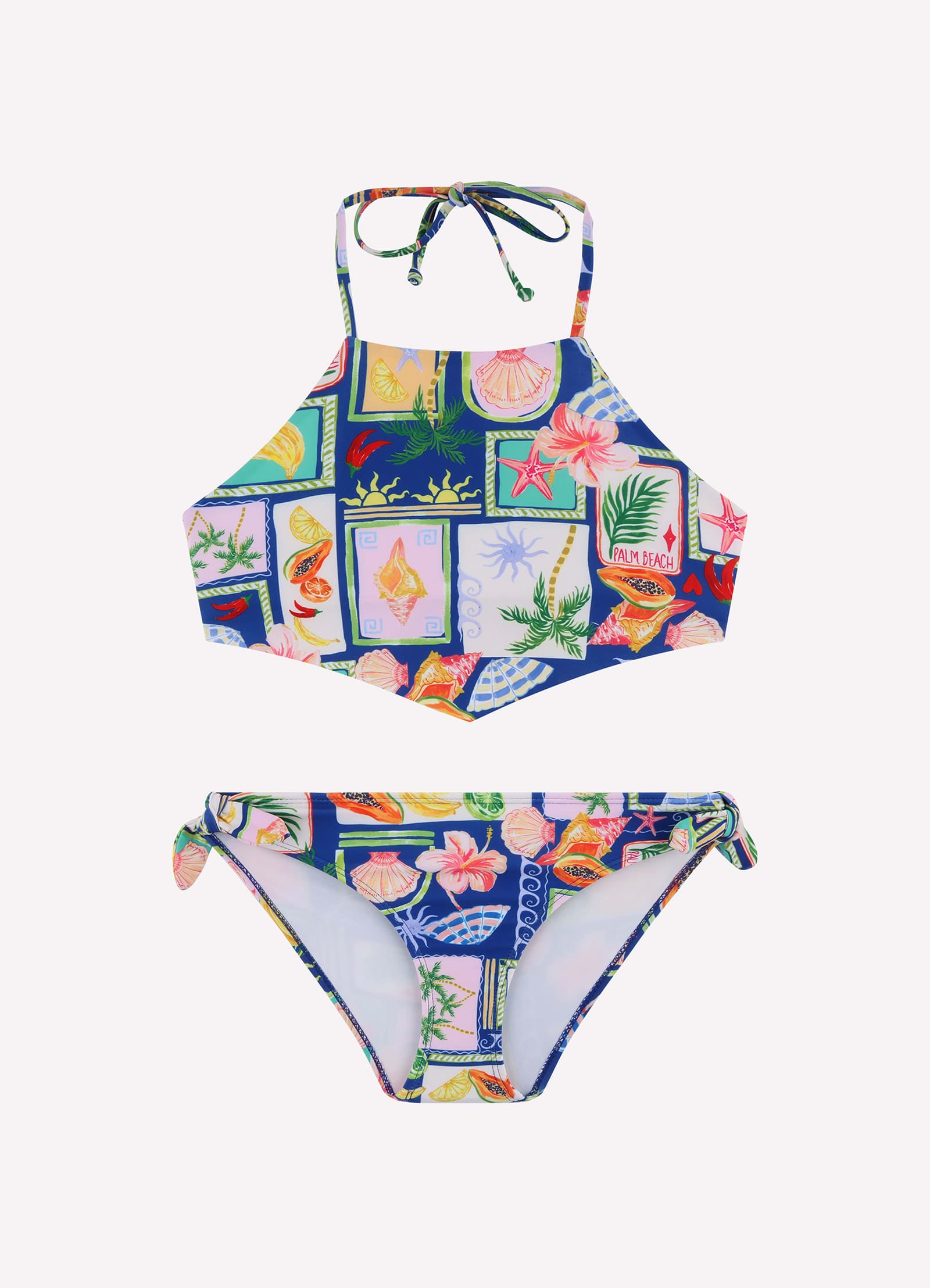 Postcards Scarf Bikini Set - Postcards - Postcards view 2
