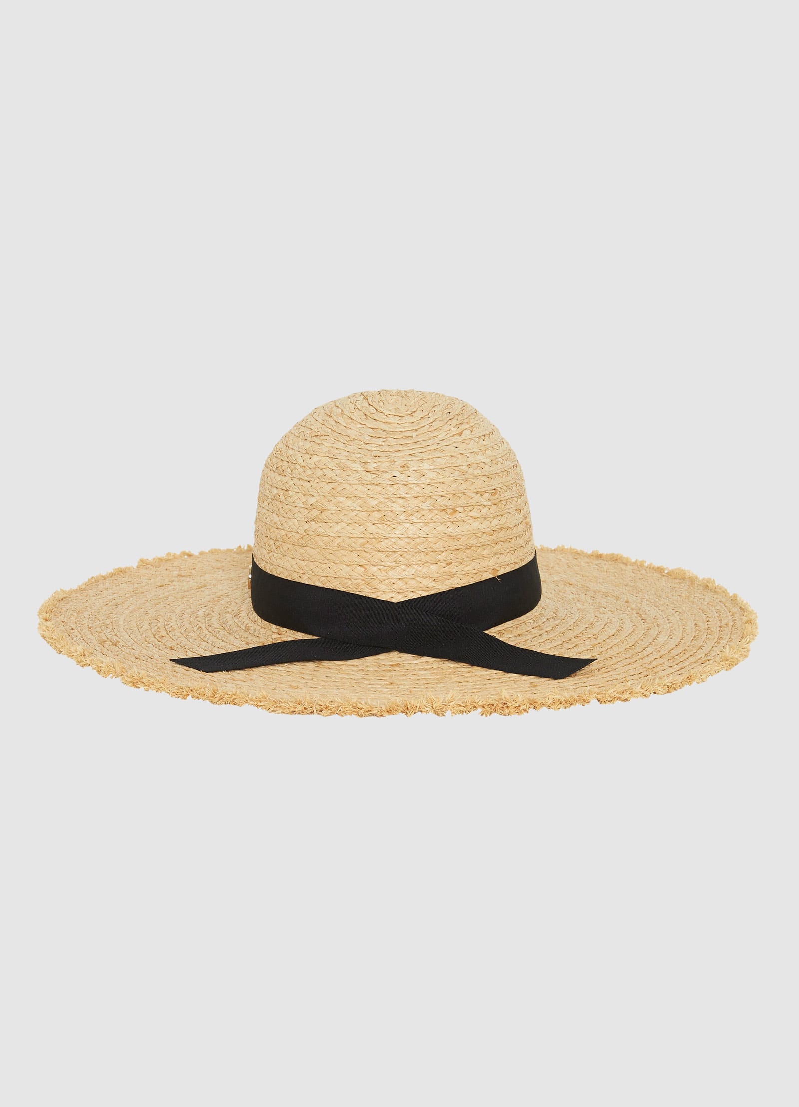 Raffia Panama Hat - Natural - Natural view 4