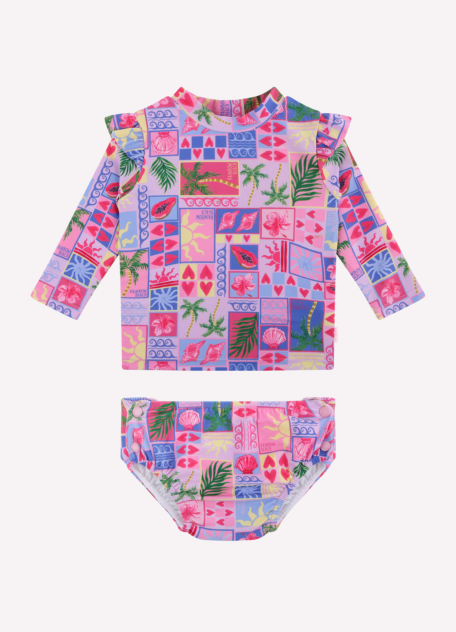 Rainbow Beach Rashie Set - Rainbow Beach - Rainbow Beach view 2