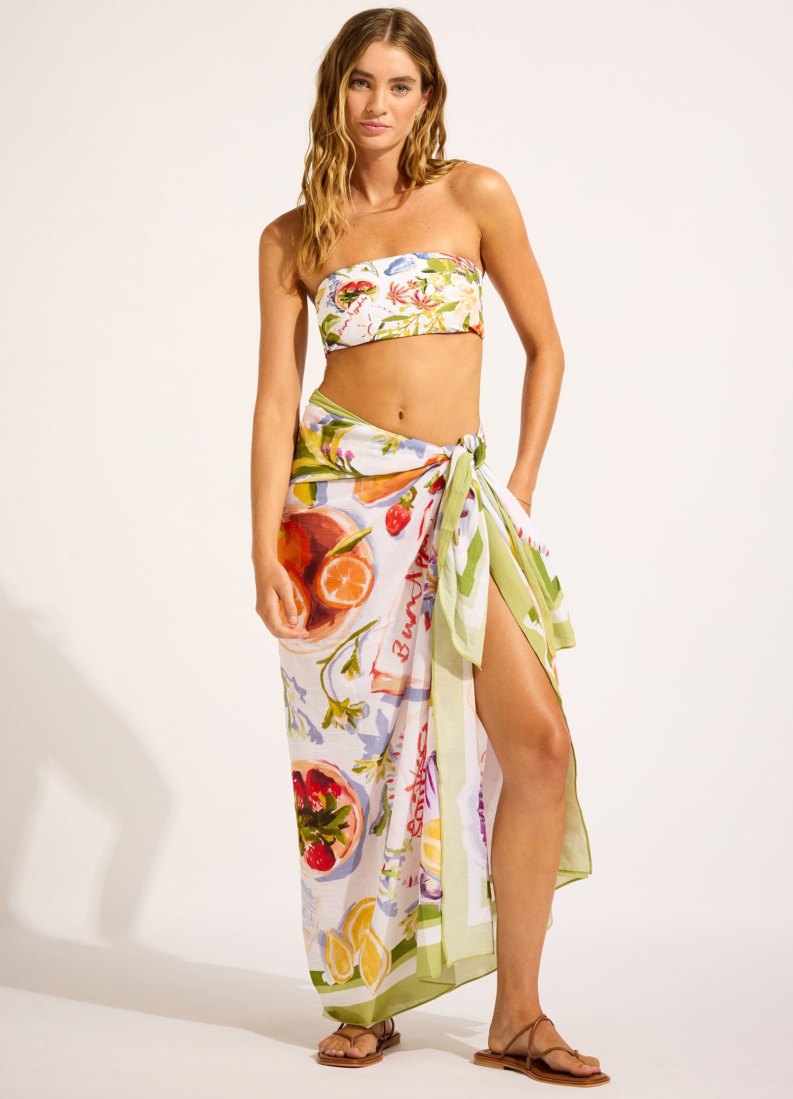 Riviera Coast Sarong - Sage