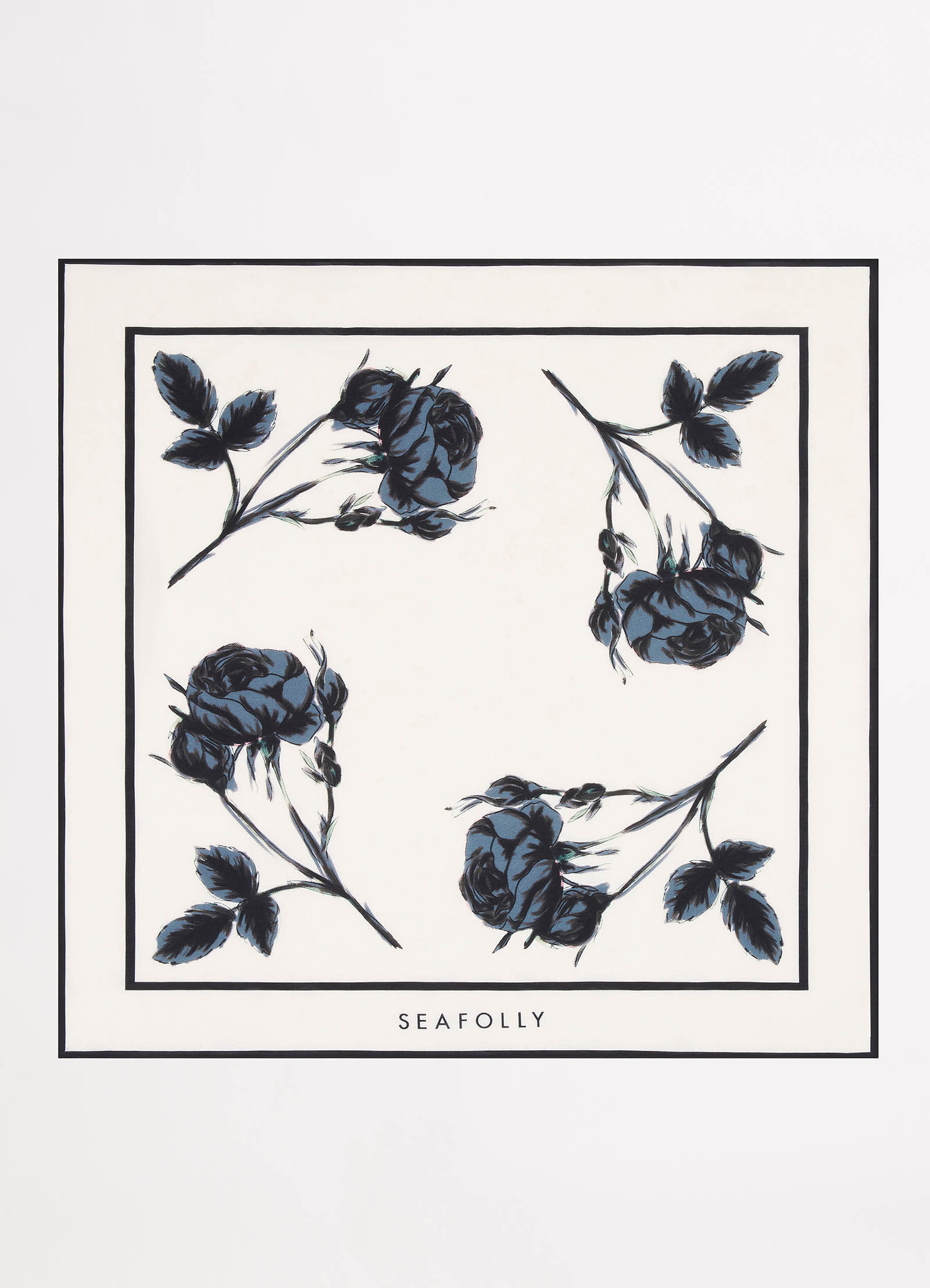 Rococo Scarf - Black - Black view 2