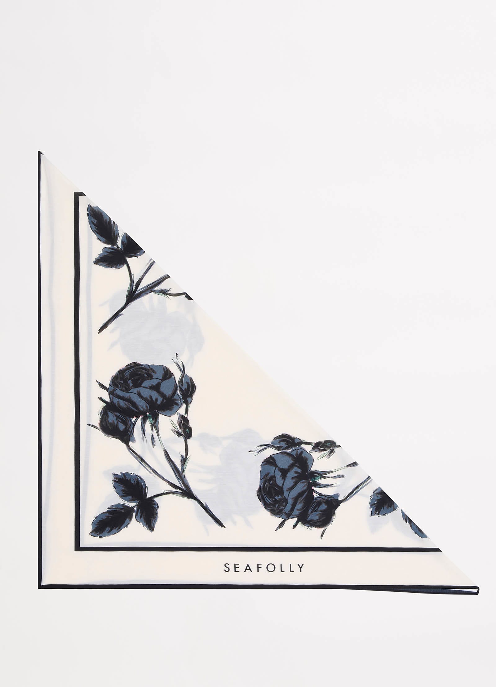 Rococo Scarf - Black - Black view 3