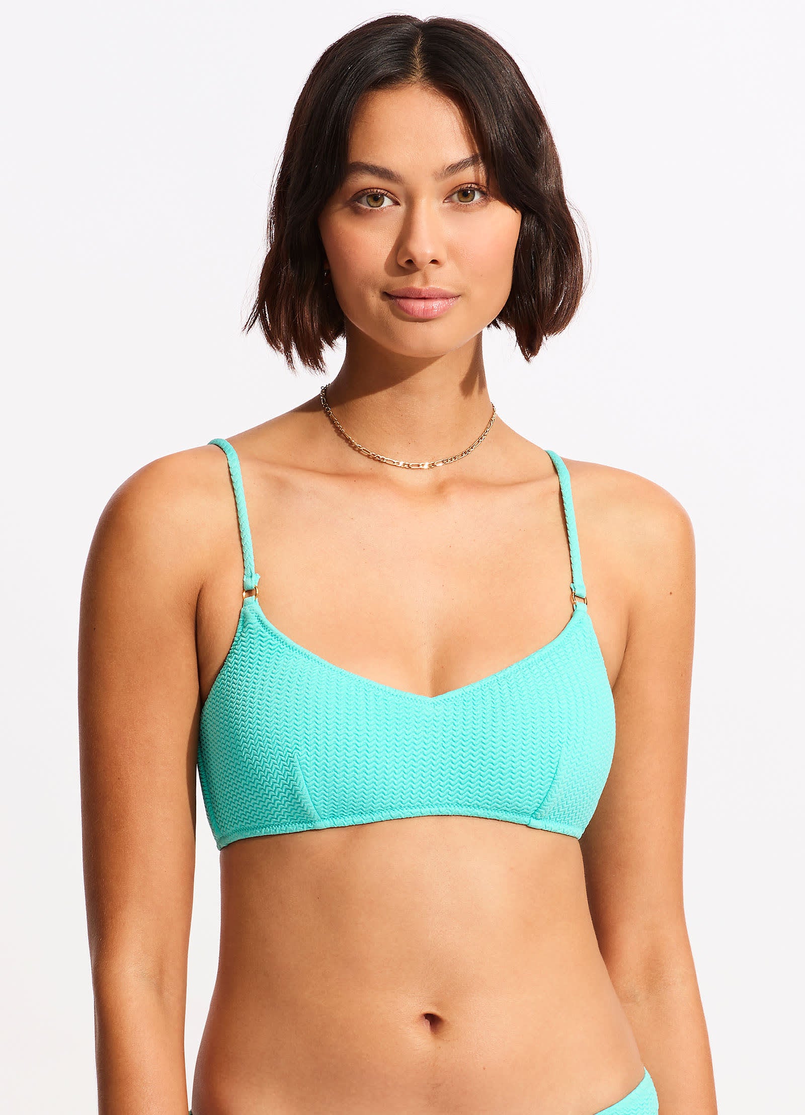 Sea Dive Bralette - Aruba Blue - Aruba Blue view 2