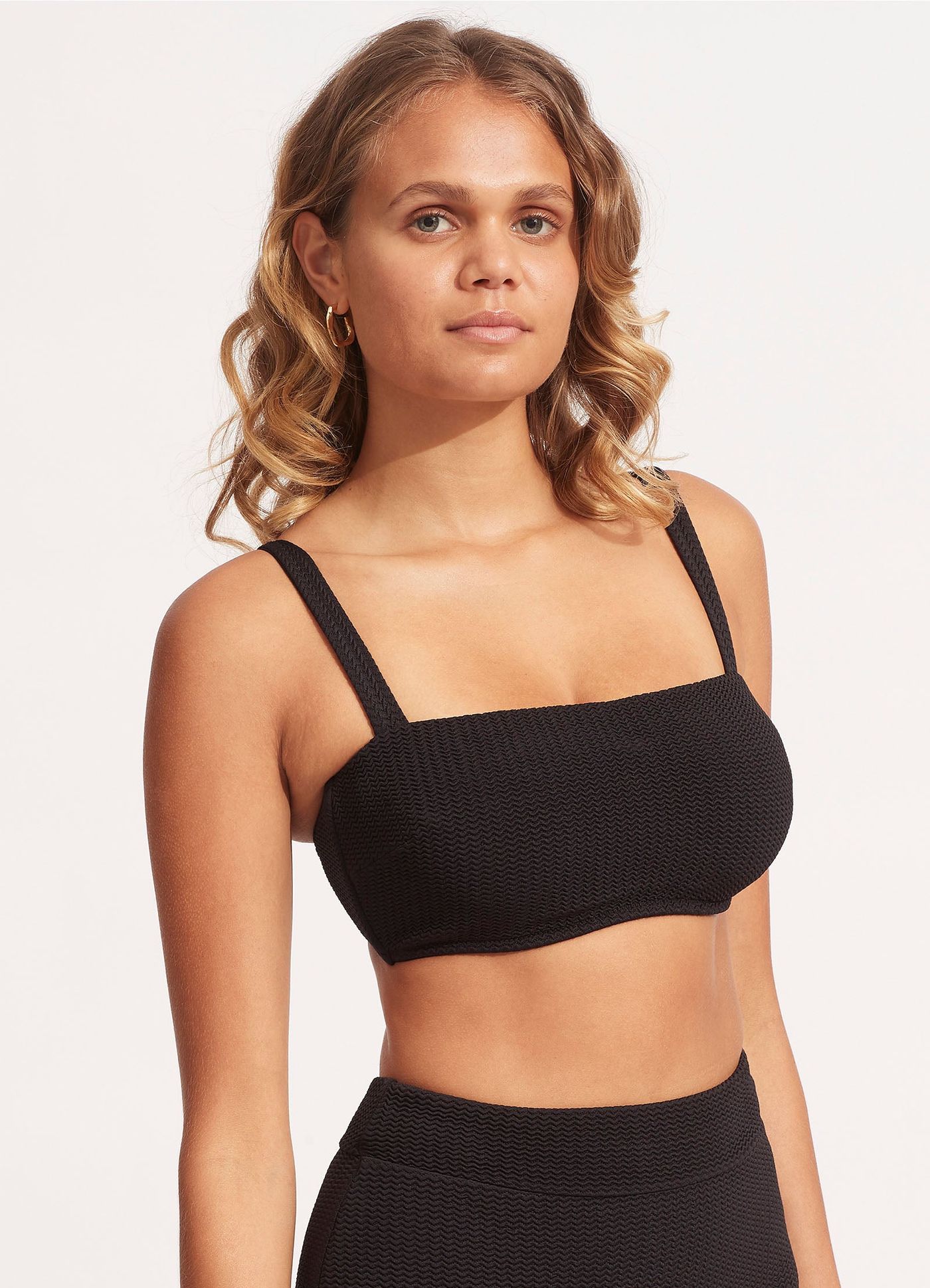 Sea Dive DD Tank Bikini Top - Black - Black view 3