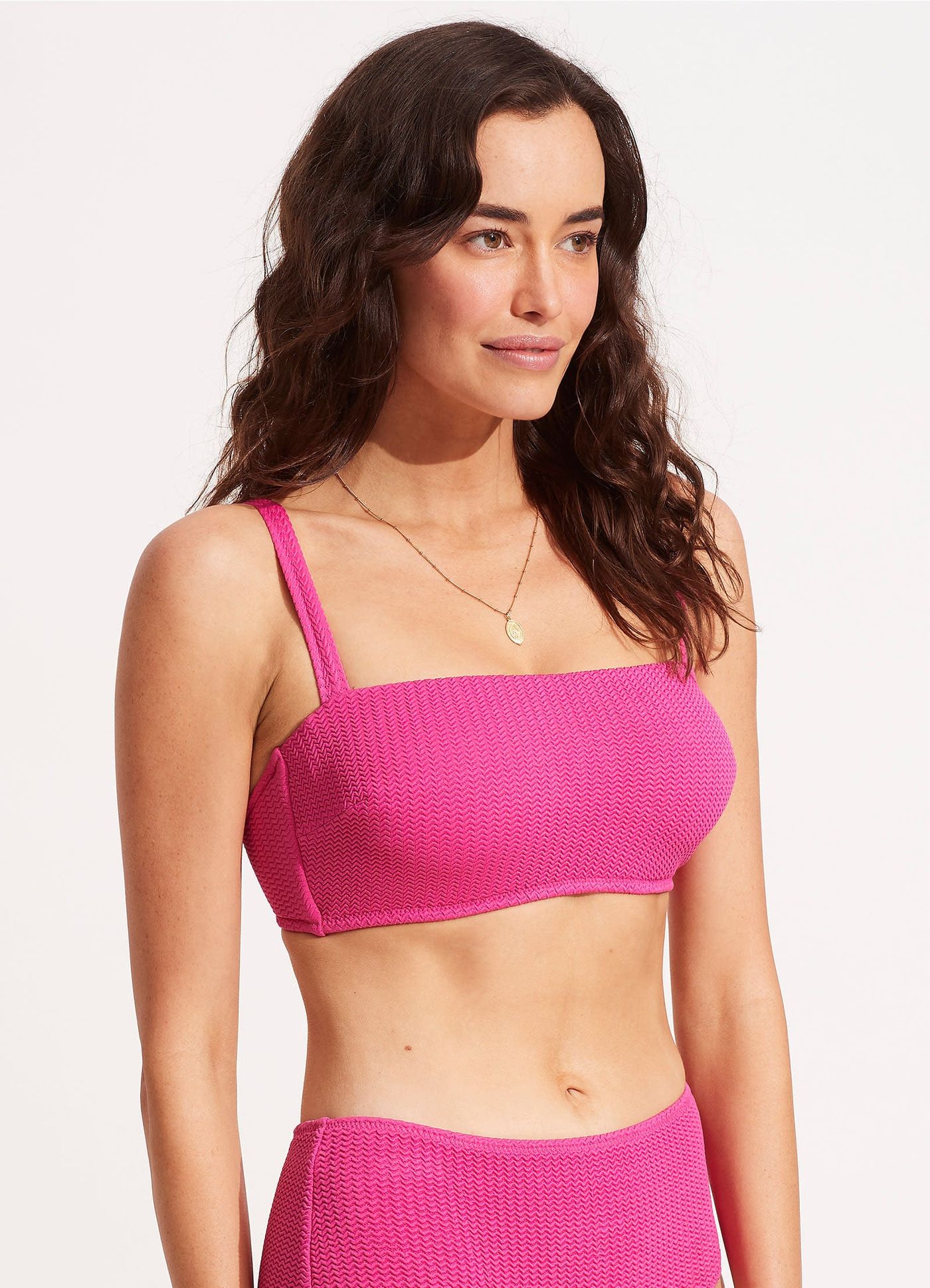 Sea Dive DD Tank Bikini Top - Fuchsia Rose - Fuchsia Rose view 3
