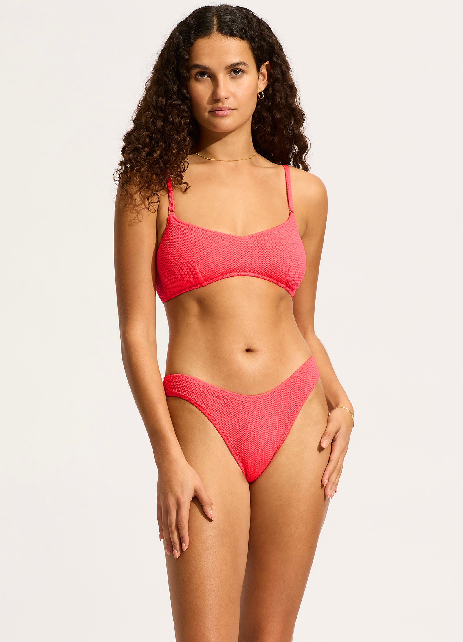 Sea Dive High Cut Bikini Bottom - Snapdragon - Snapdragon