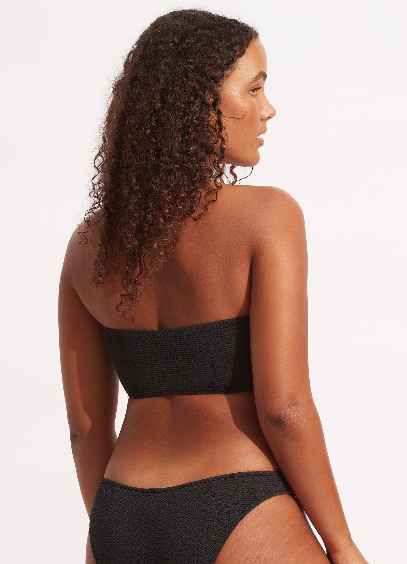 Sea Dive Tube Top - Black - Black view 5