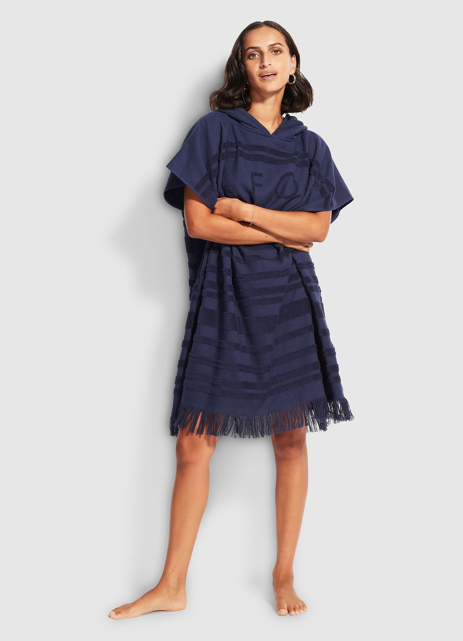 Seaside Towel Poncho - True Navy - True Navy