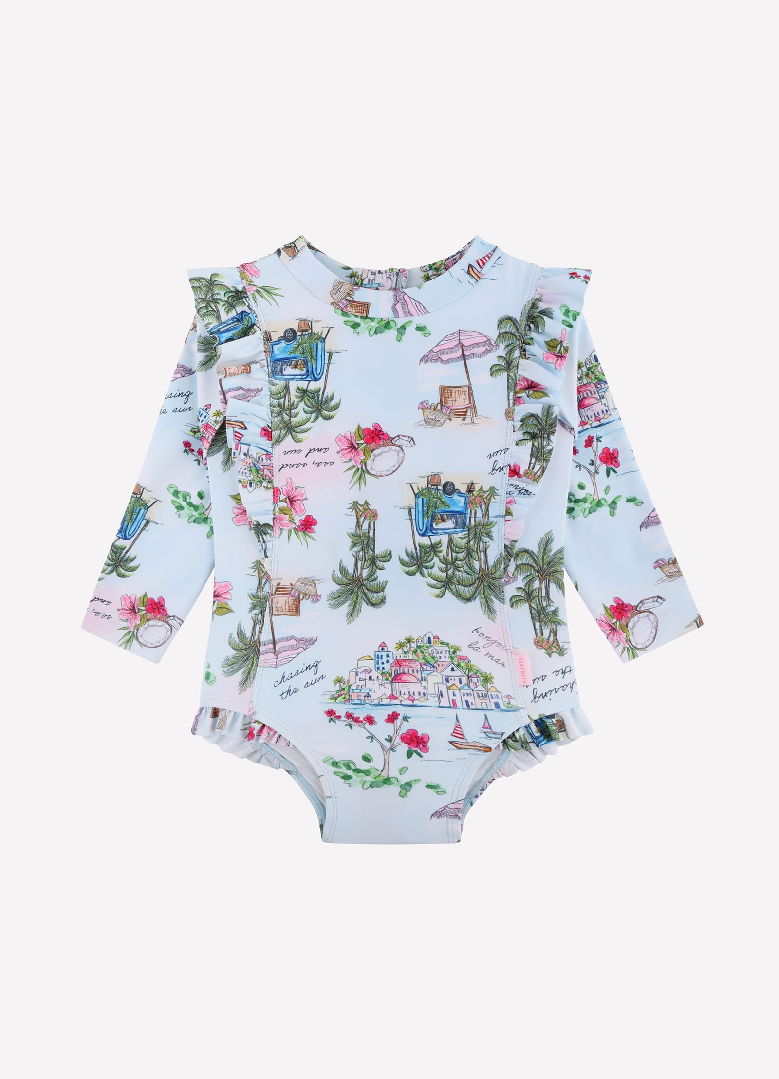 Secret Vacation Frill Sunsuit - Secret Vacay - Secret Vacay view 2
