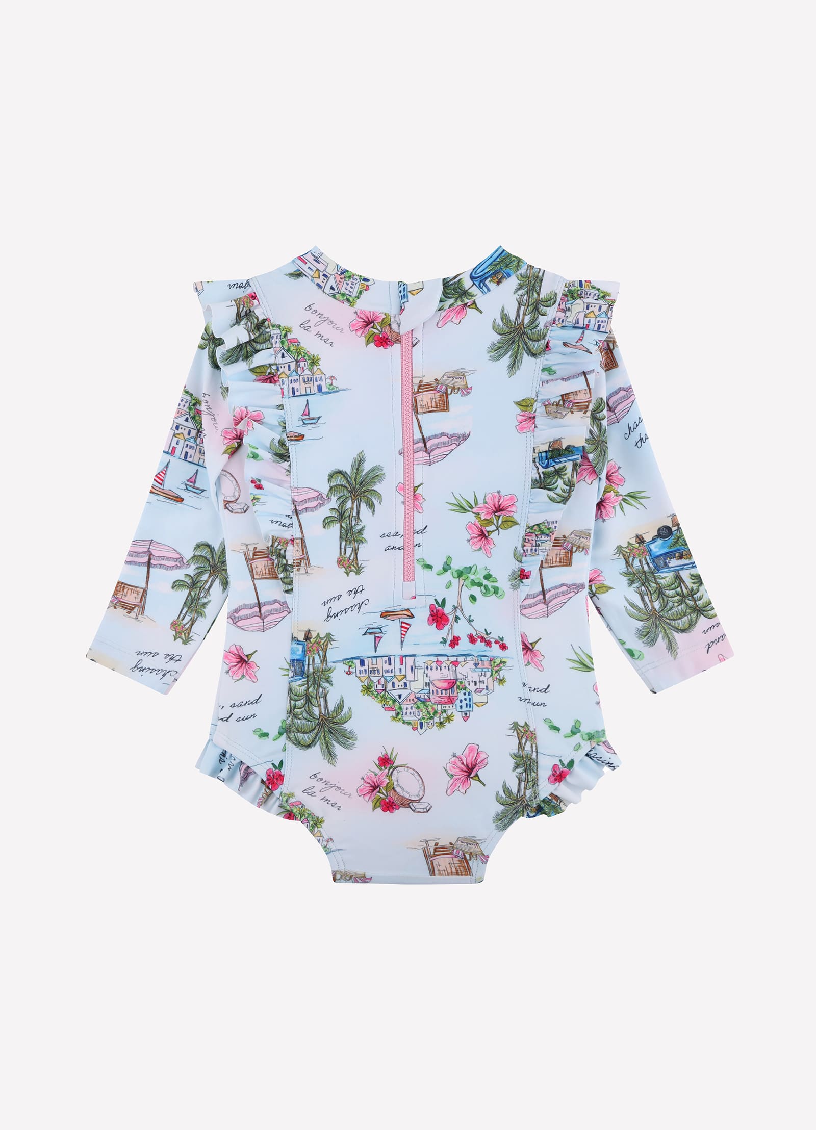 Secret Vacation Frill Sunsuit - Secret Vacay - Secret Vacay view 3