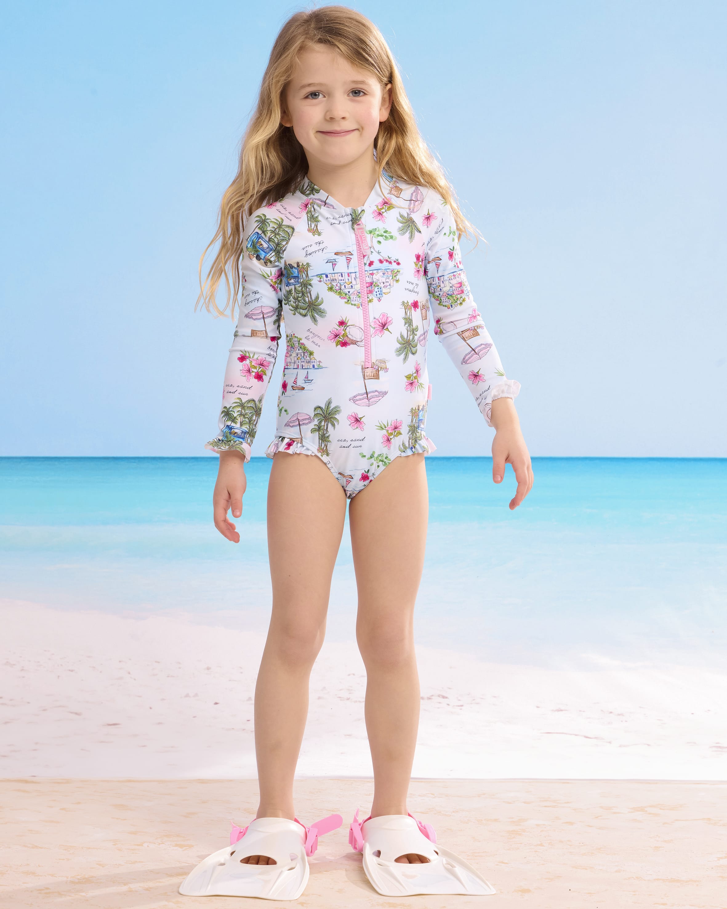 Secret Vacation Zip Front Swimsuit - Secret Vacay - Secret Vacay