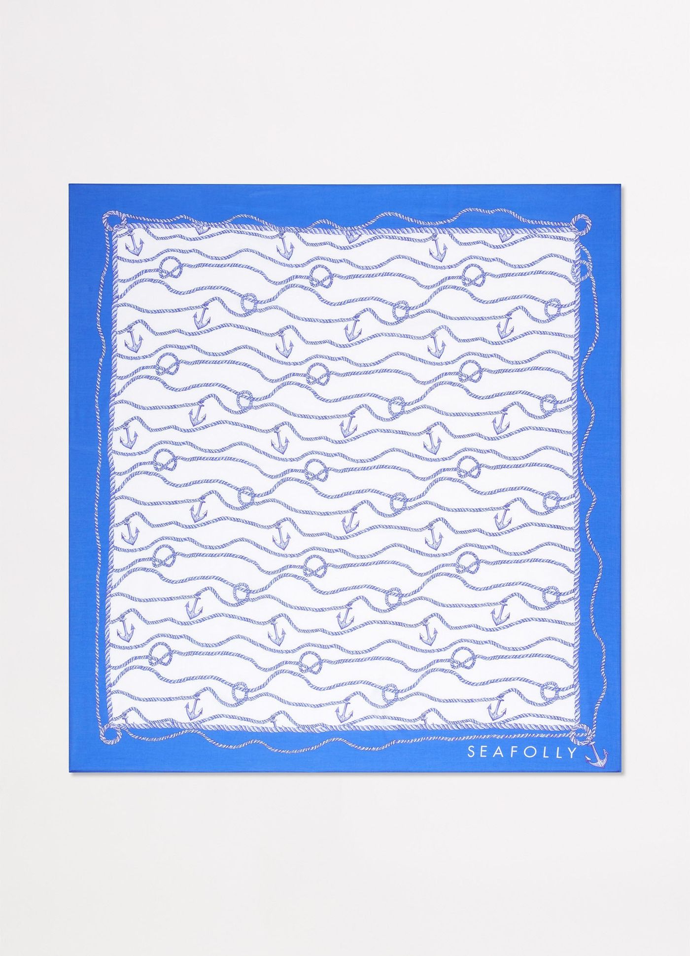 Set Sail Scarf - Azure - Azure view 2