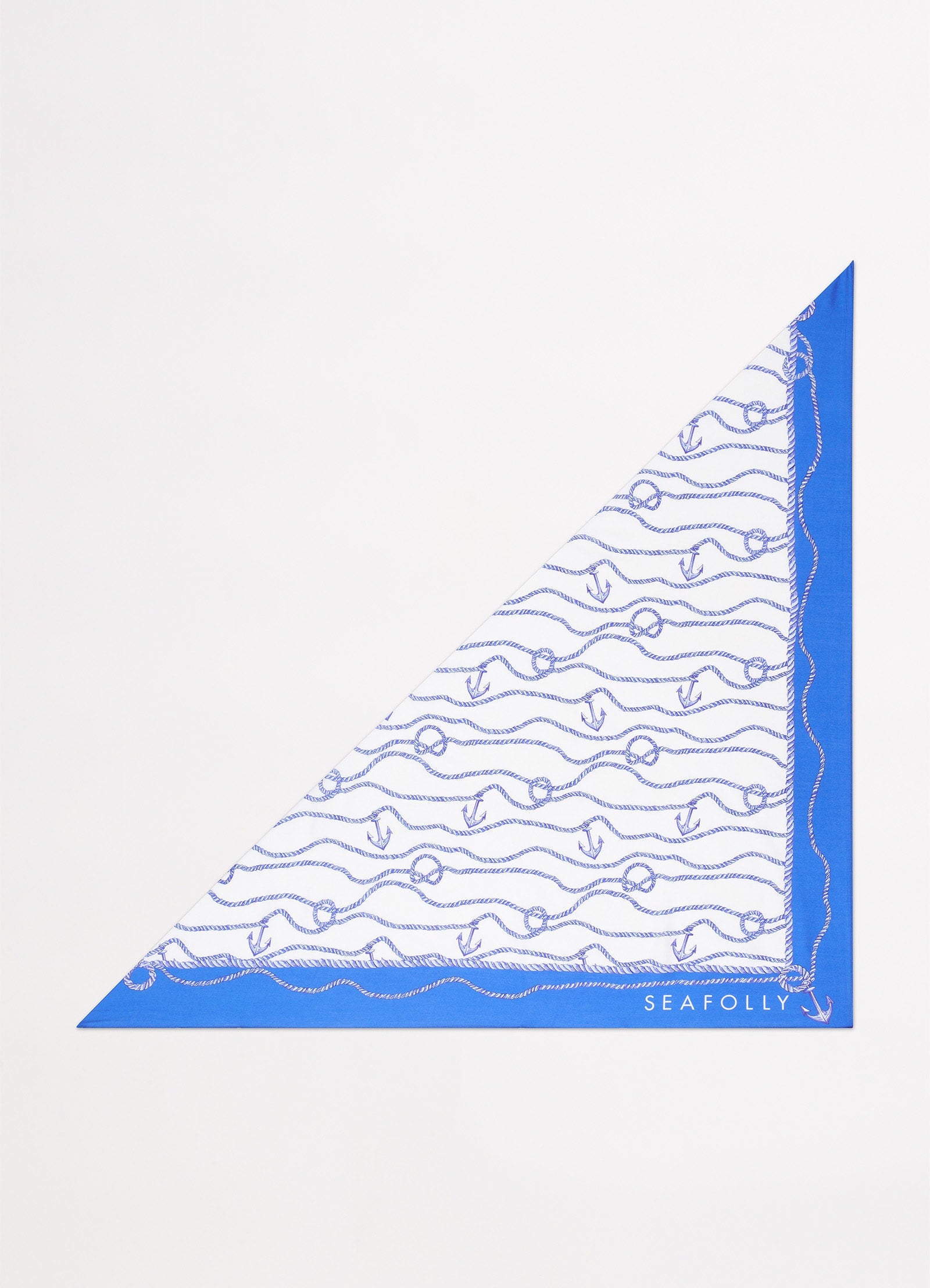 Set Sail Scarf - Azure - Azure view 3