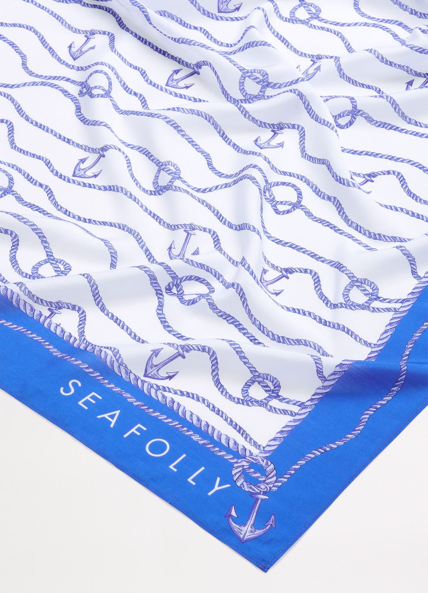 Set Sail Scarf - Azure - Azure view 4