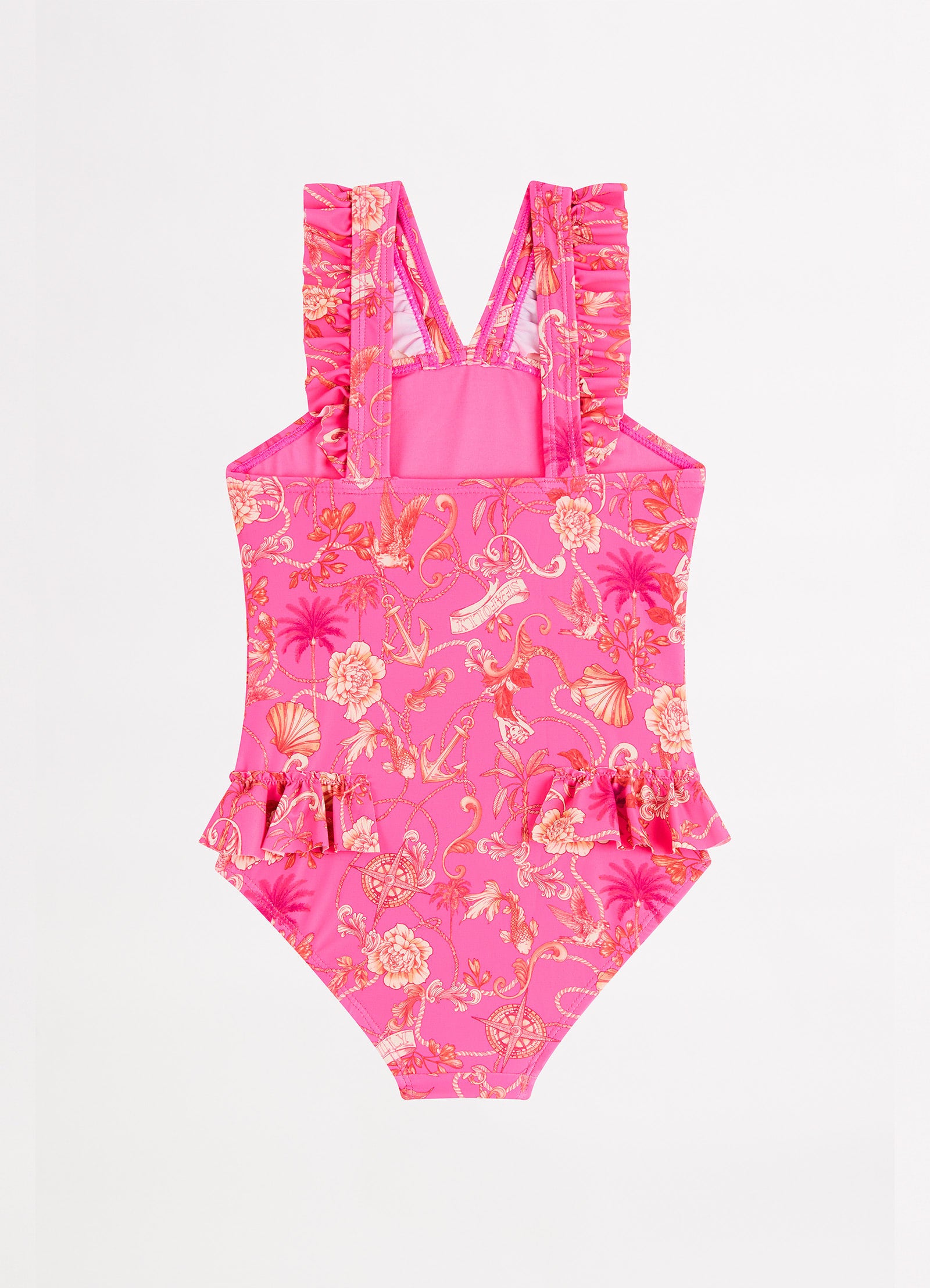 Seven Seas Girls Frilled One Piece - Seven Seas - SevenSeas view 2
