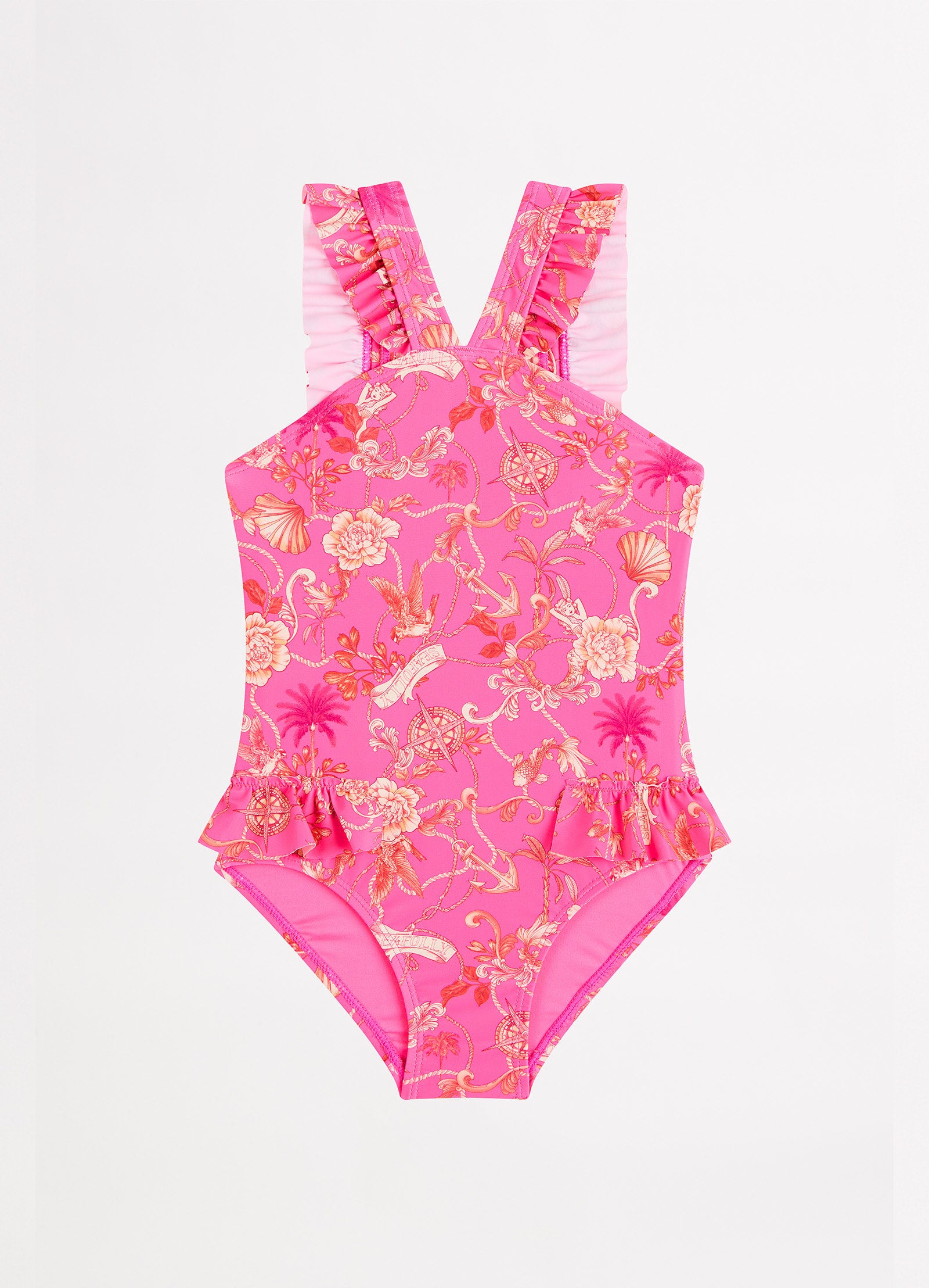 Seven Seas Girls Frilled One Piece - Seven Seas - SevenSeas view 3