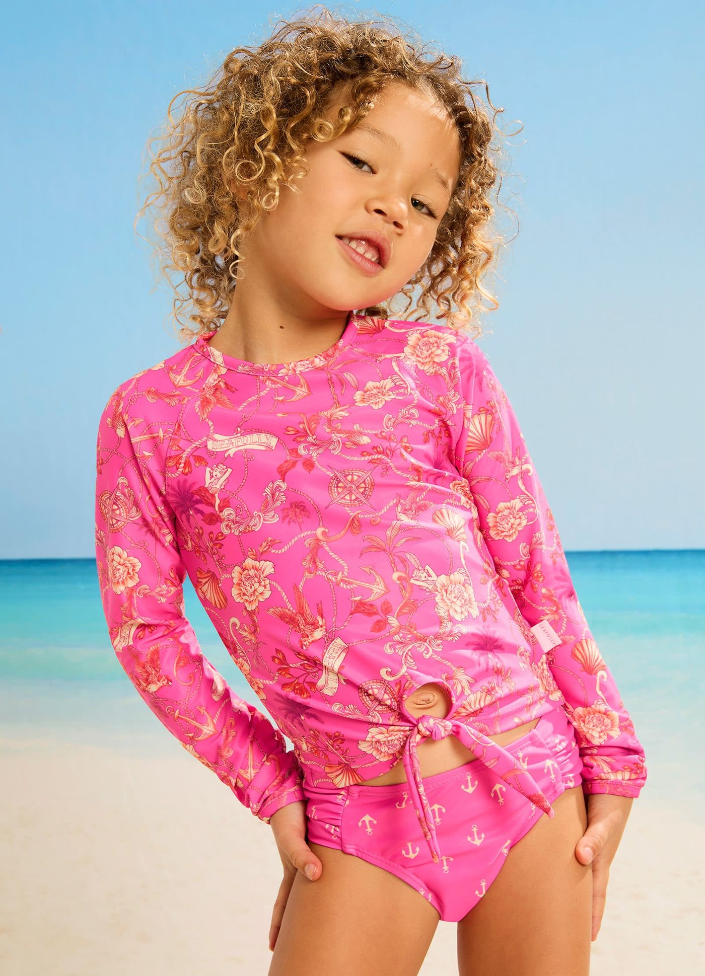 Seven Seas Girls Tie Front Surf Set - Seven Seas - SevenSeas