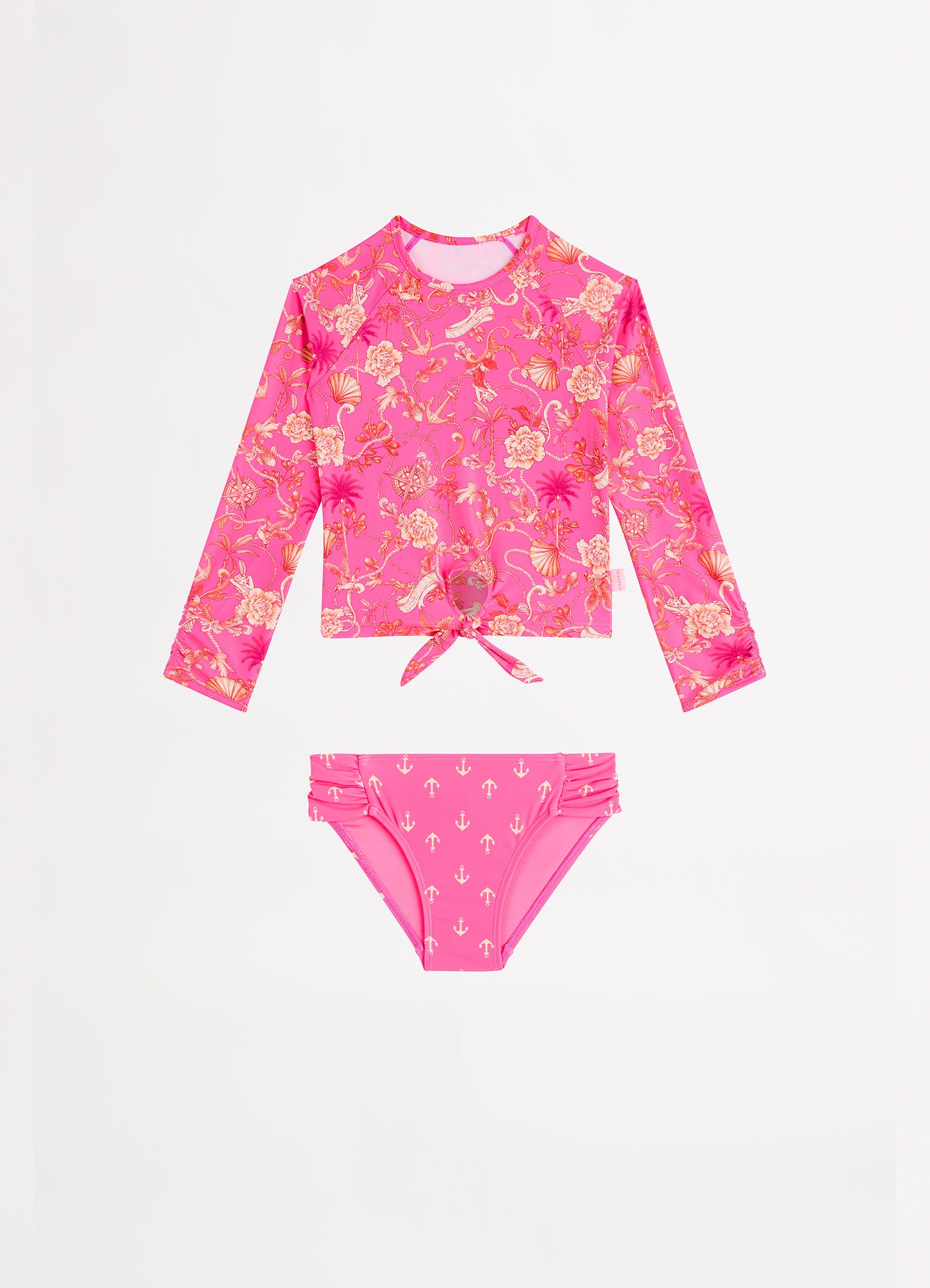 Seven Seas Girls Tie Front Surf Set - Seven Seas - SevenSeas view 2