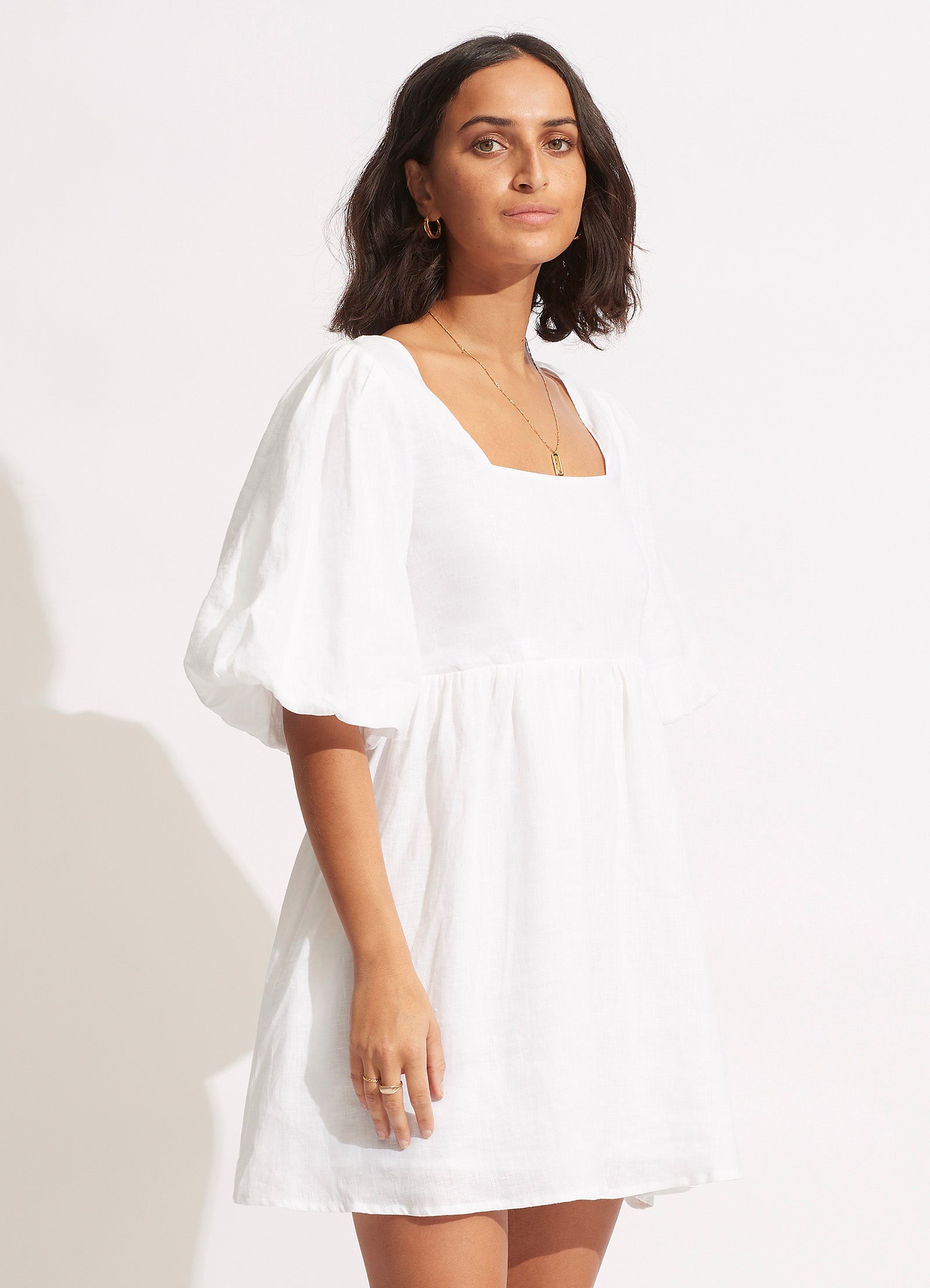 Shoreline Cover Up - White - White view 3