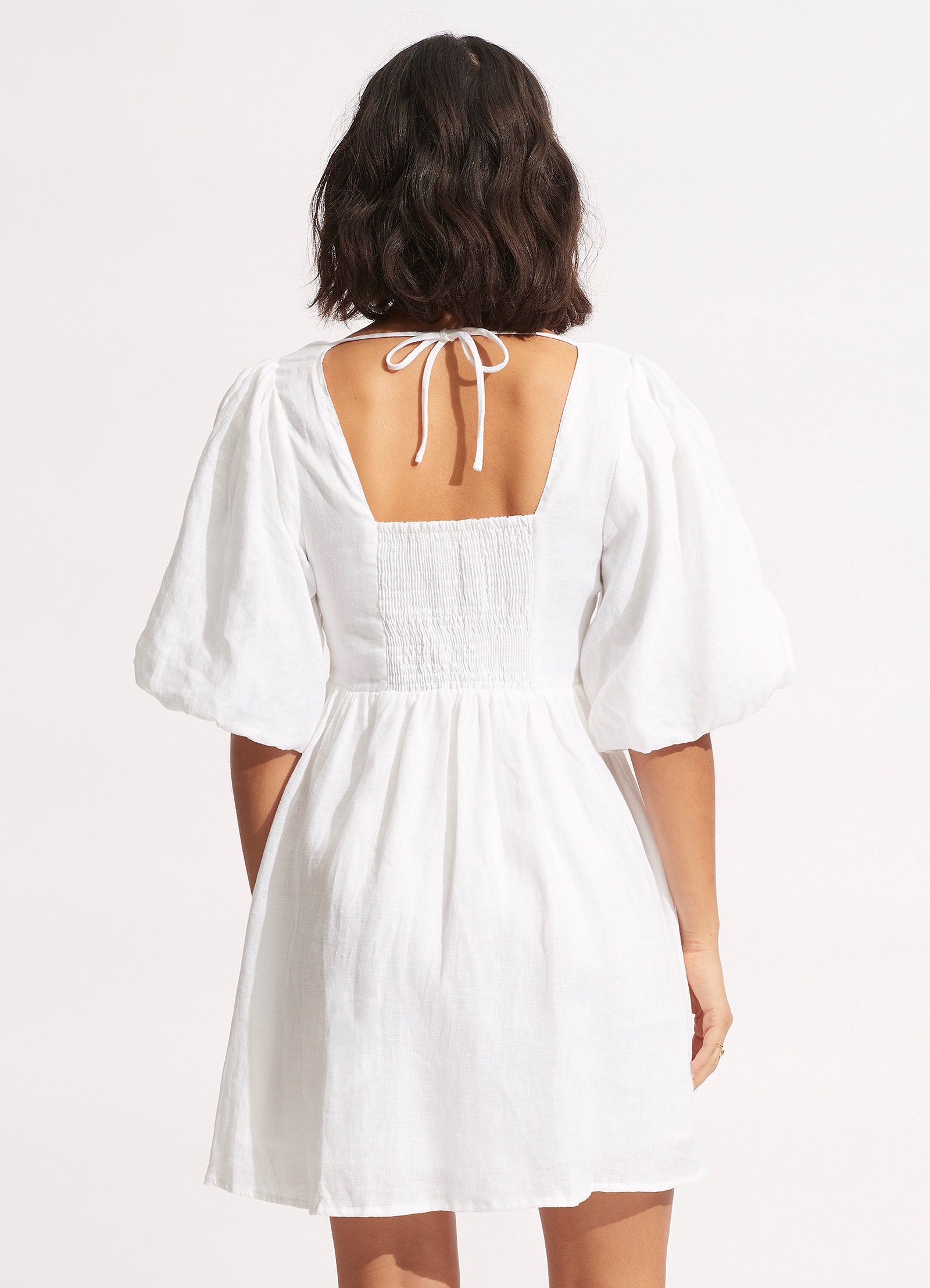 Shoreline Cover Up - White - White view 4
