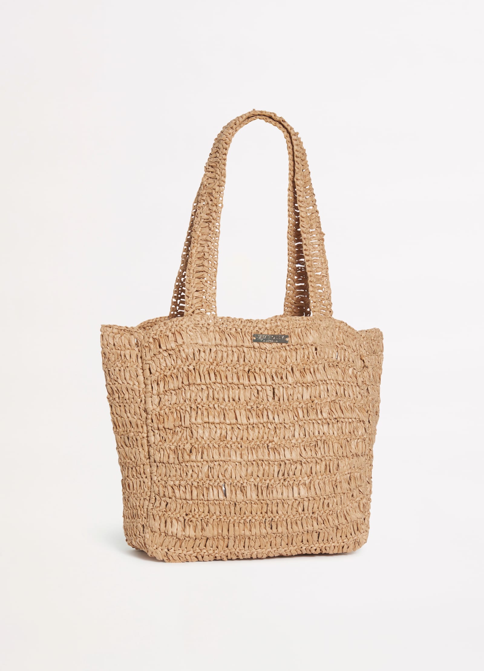 Shores Woven Tote Bag - Natural - Natural