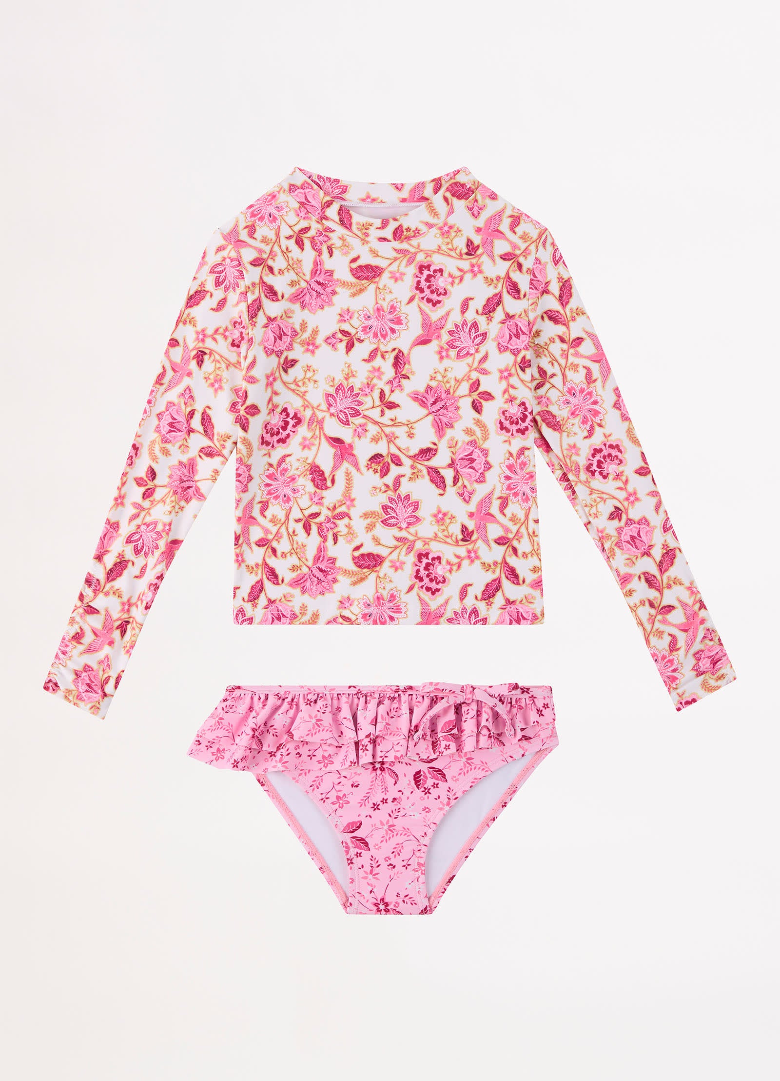 Silk Road Girls Ruffle Brief Surf Set - Spice - Spice view 2