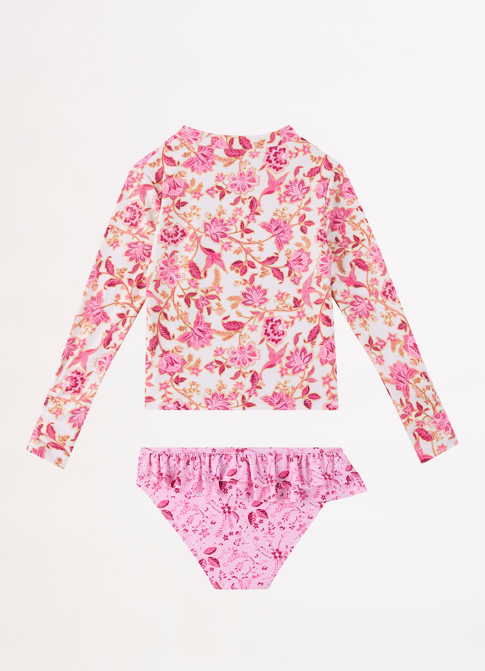 Silk Road Girls Ruffle Brief Surf Set - Spice - Spice view 3