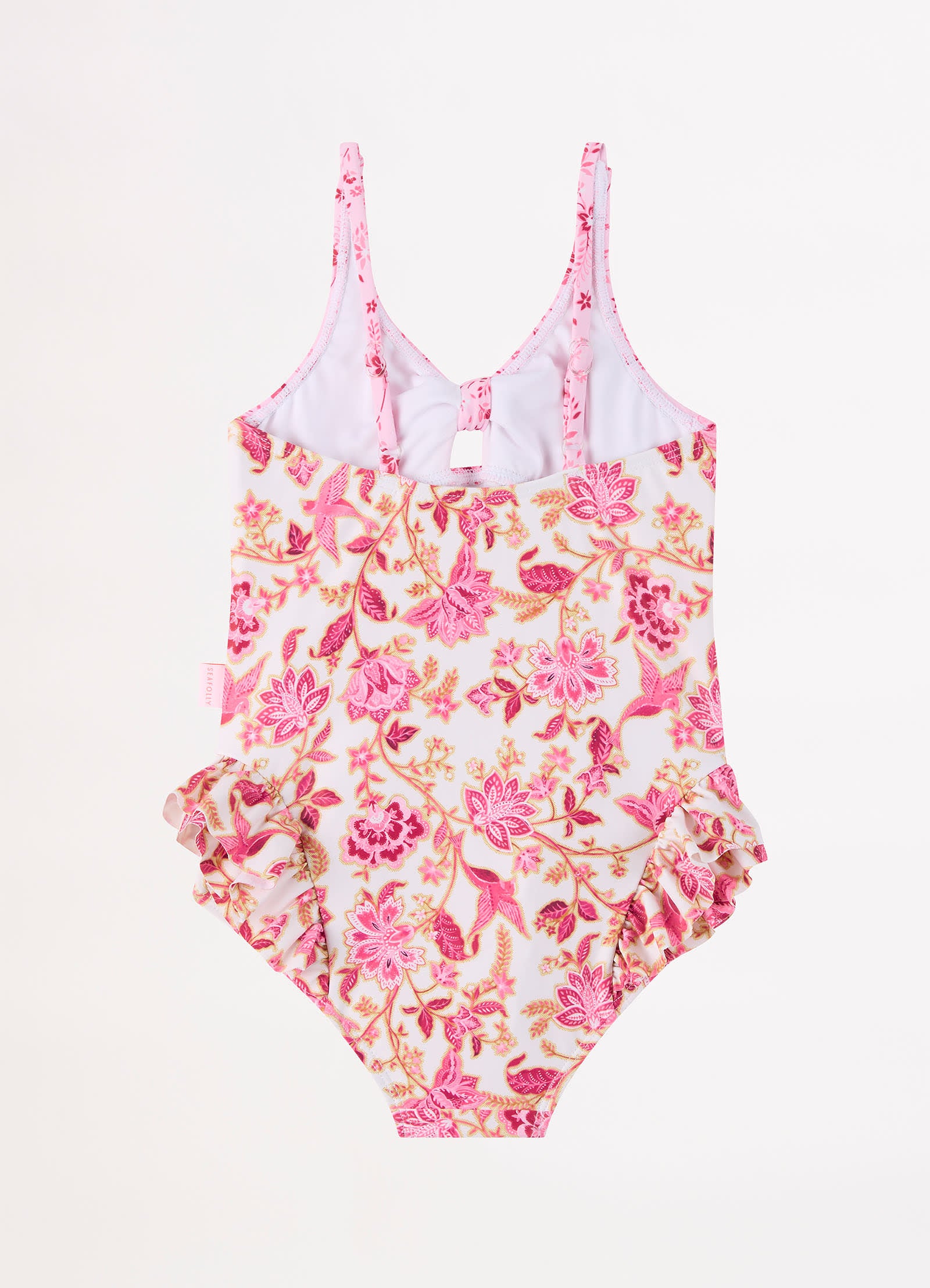 Silk Road Girls Tie Front One Piece - Spice - Spice view 3