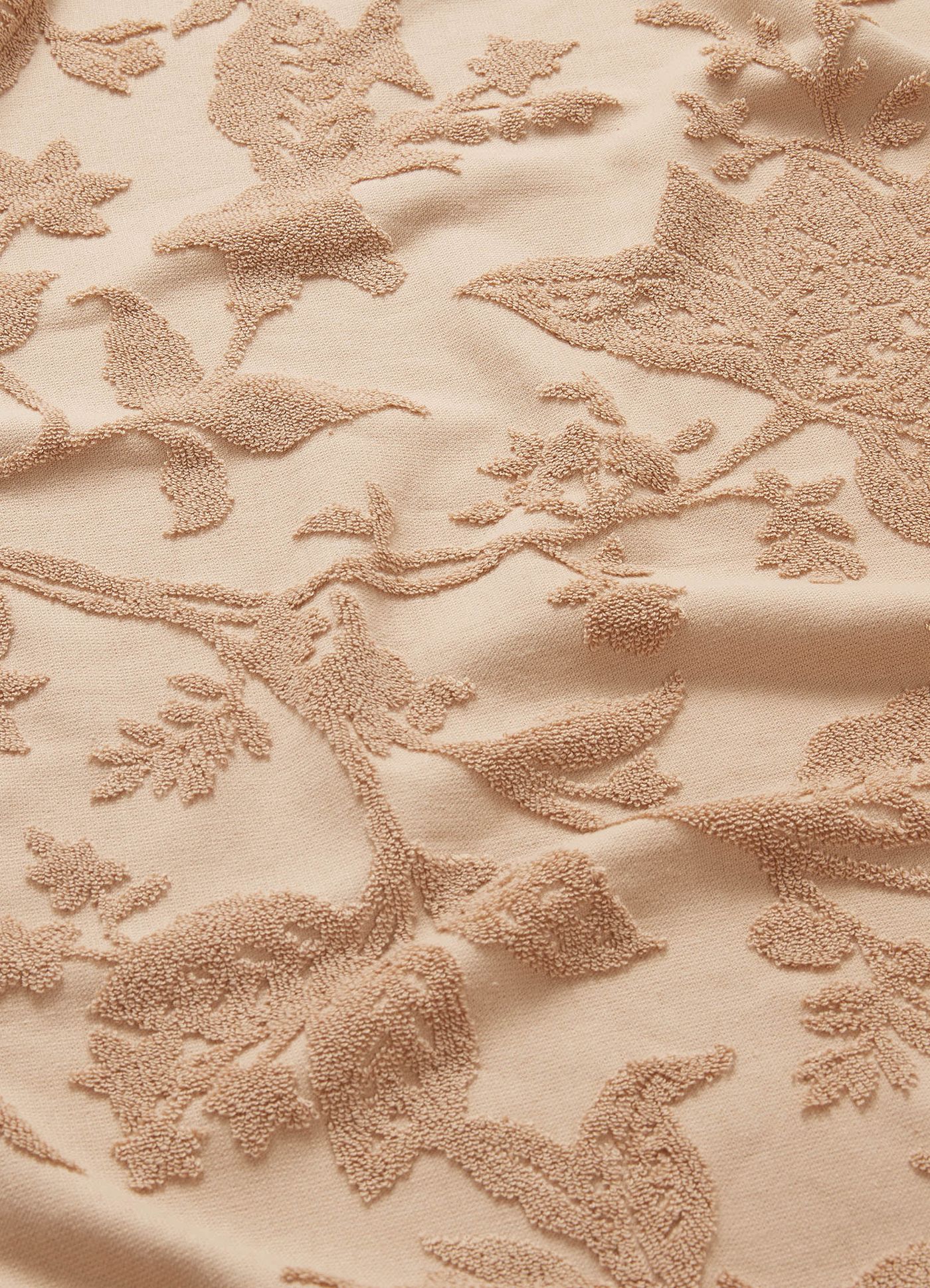 Silk Road Jacquard Beach Towel - Camel - Camel view 4