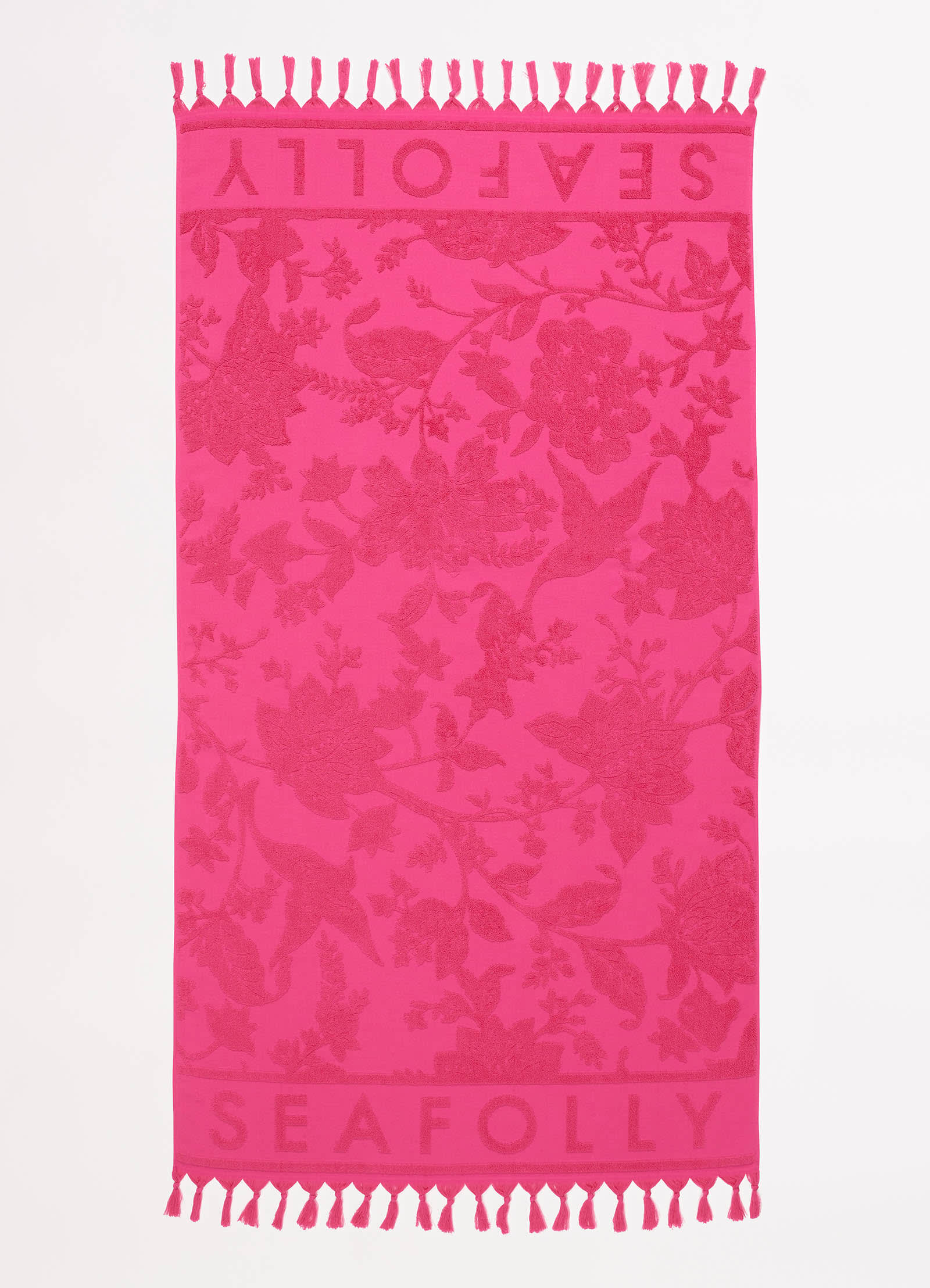 Silk Road Jacquard Beach Towel - Rose Pink - Rose Pink view 2