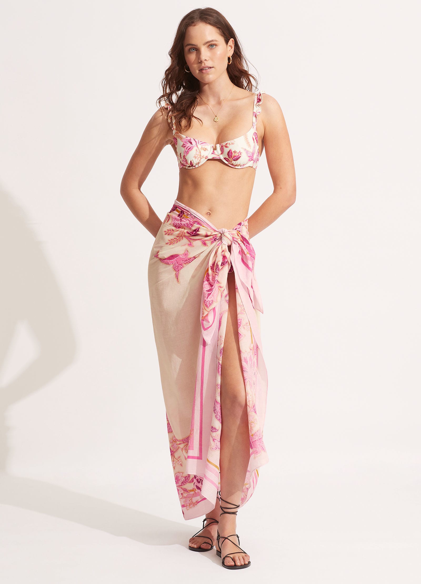 Silk Road Sarong - Parfait Pink - Parfait Pink
