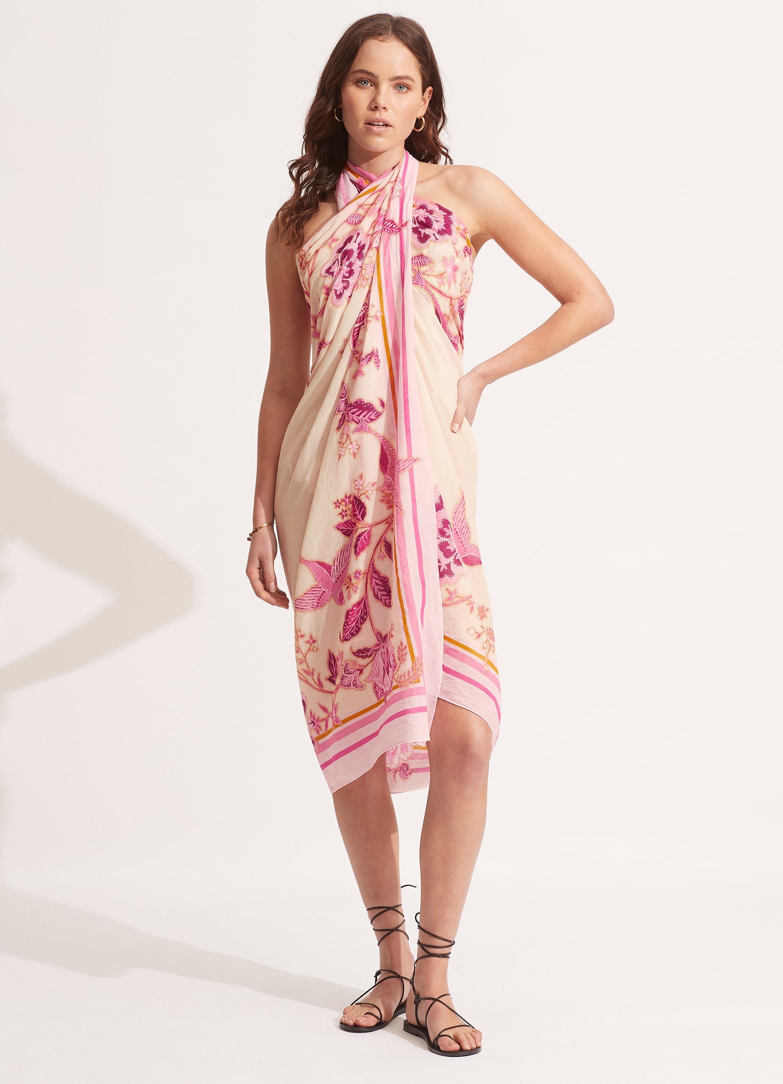 Silk Road Sarong - Parfait Pink - Parfait Pink view 5