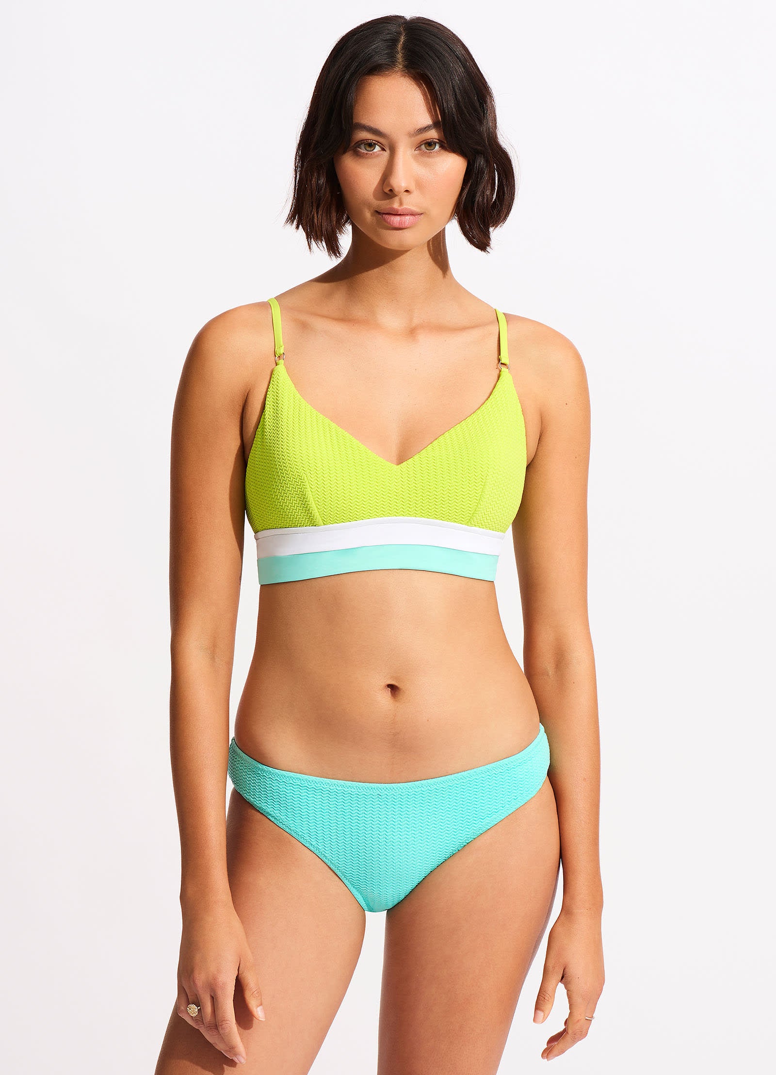 Slice Of Splice Bralette - Lime Burst - Lime Burst