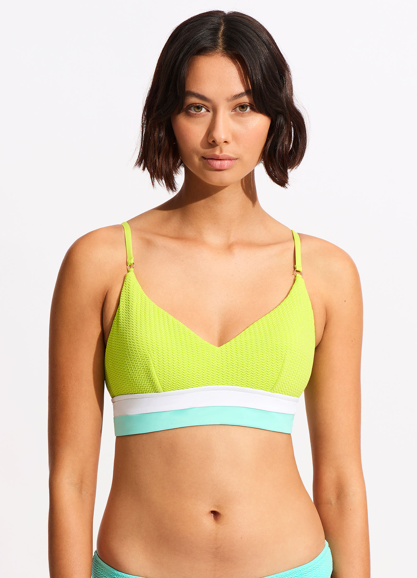 Slice Of Splice Bralette - Lime Burst - Lime Burst view 3