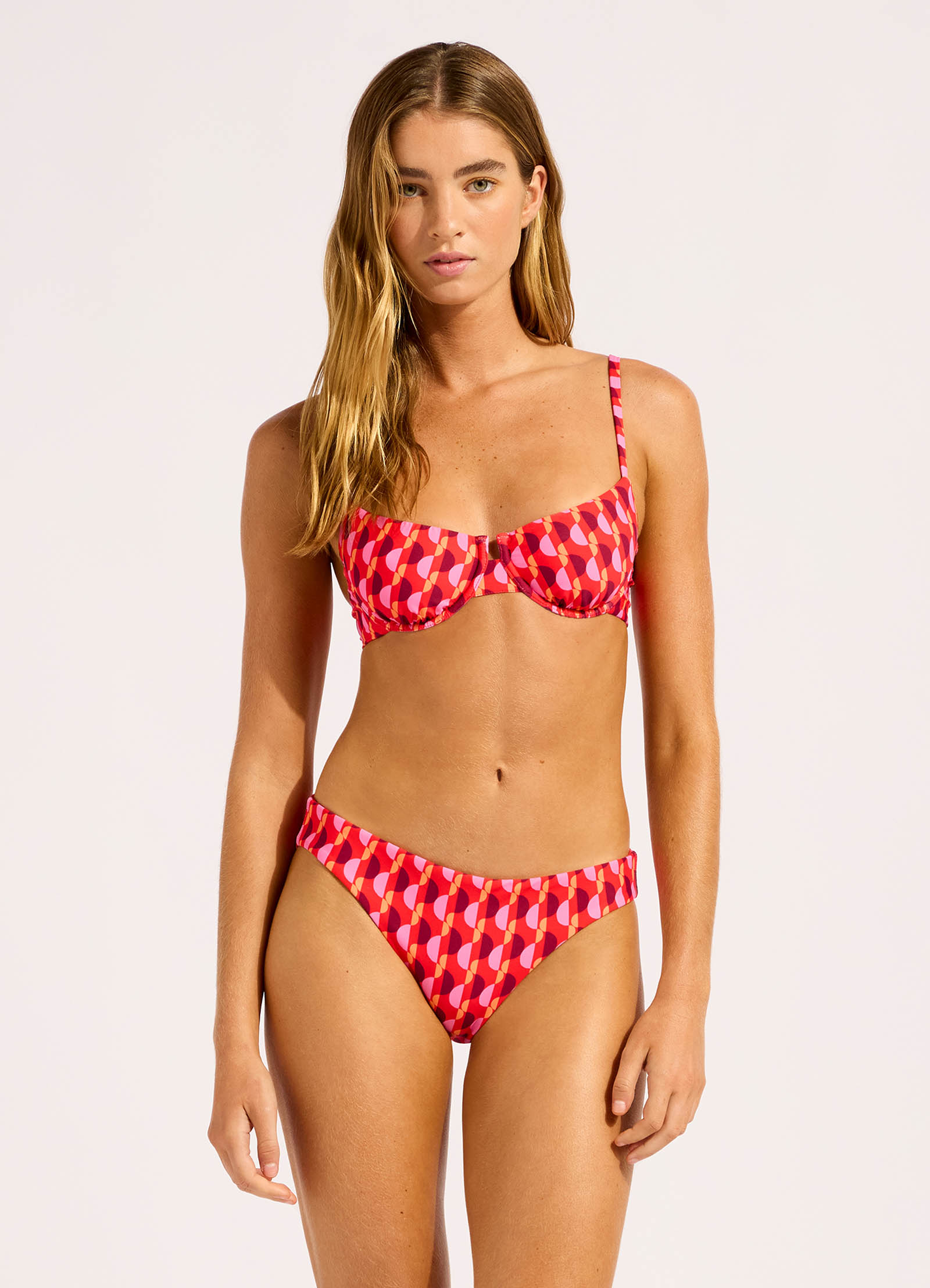 Sorrento Underwire Bikini Top - Flame