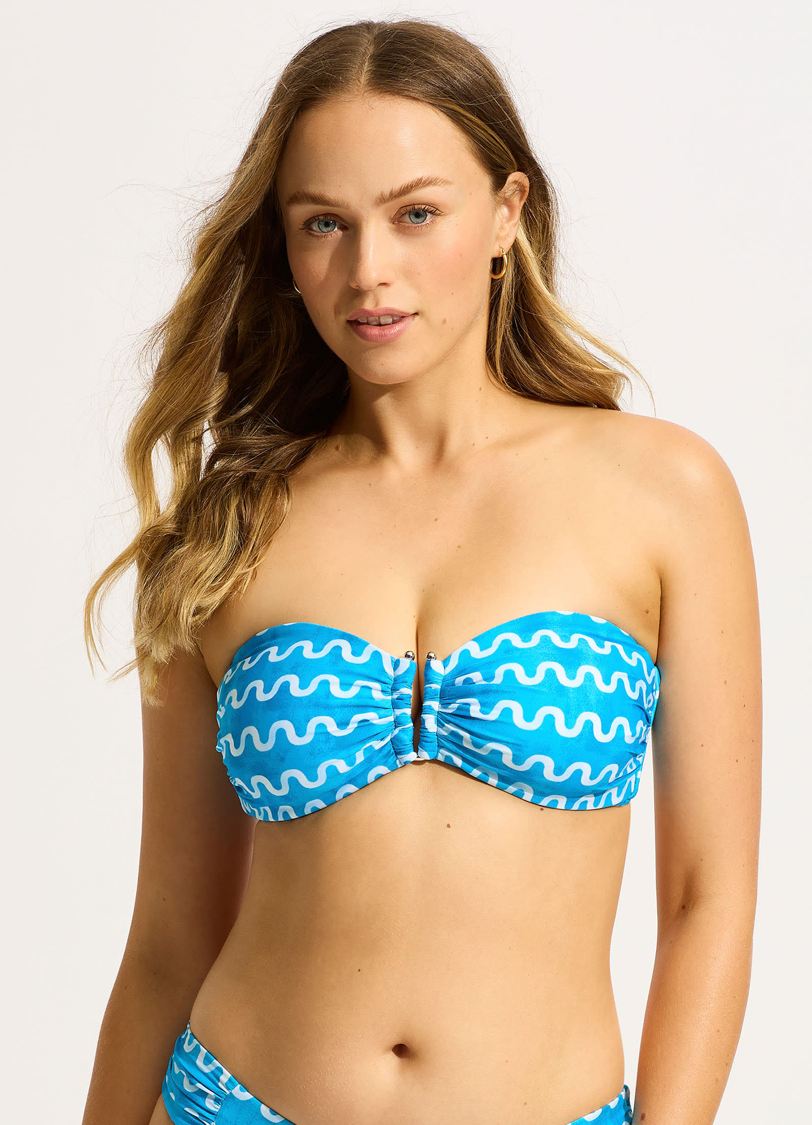 Soundwave DD "U" Tube Bikini Top - Turquoise - Turquoise view 2