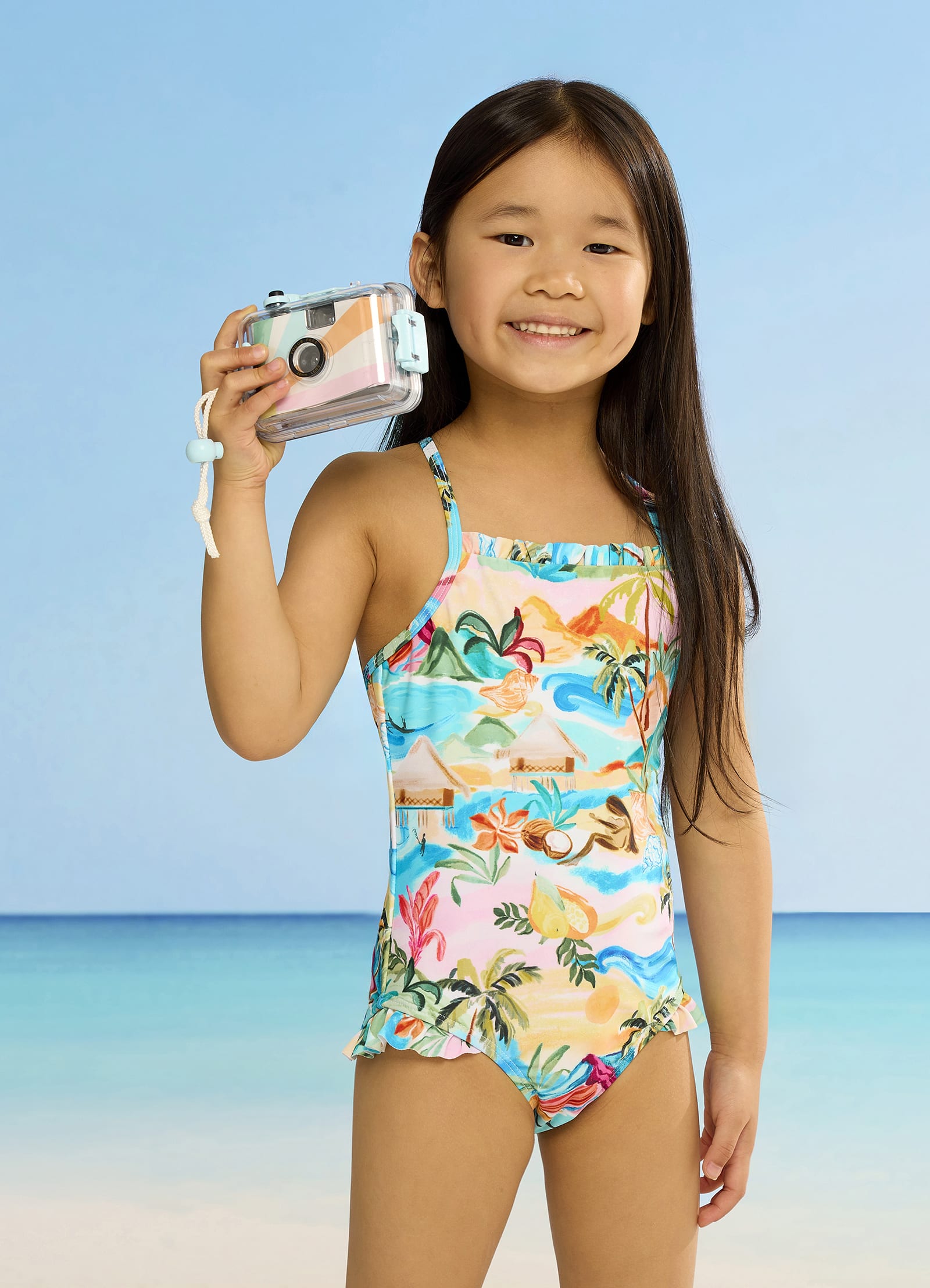 South Pacific Frill One Piece - South Pacific - South Pacific
